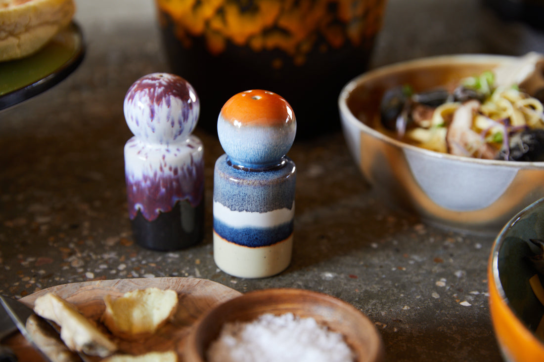 70s Ceramics – Salt & Pepper Jars, Stargaze
