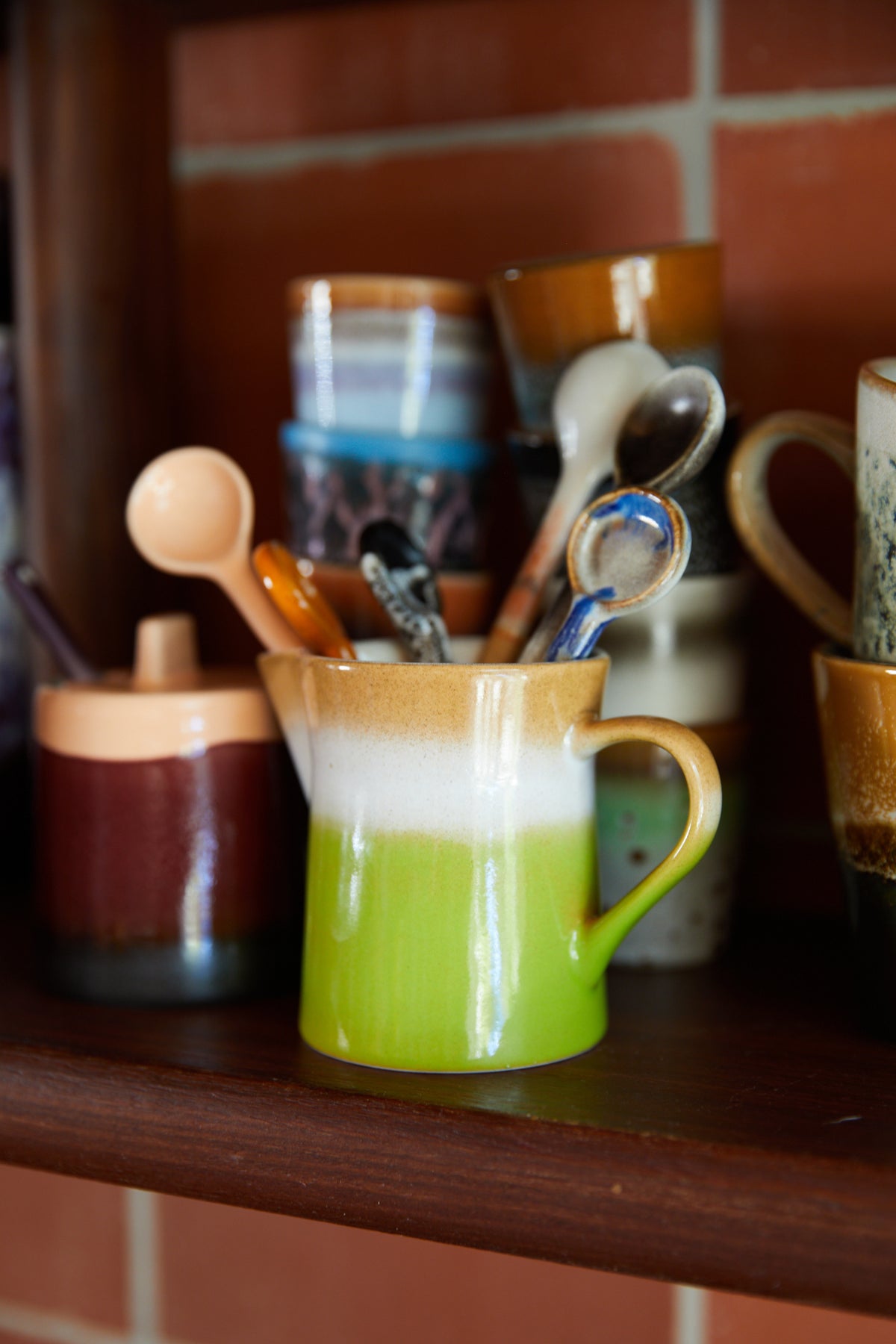 70s Ceramics – Spoons M, Force (set of 4) – HKLIVING – view 5