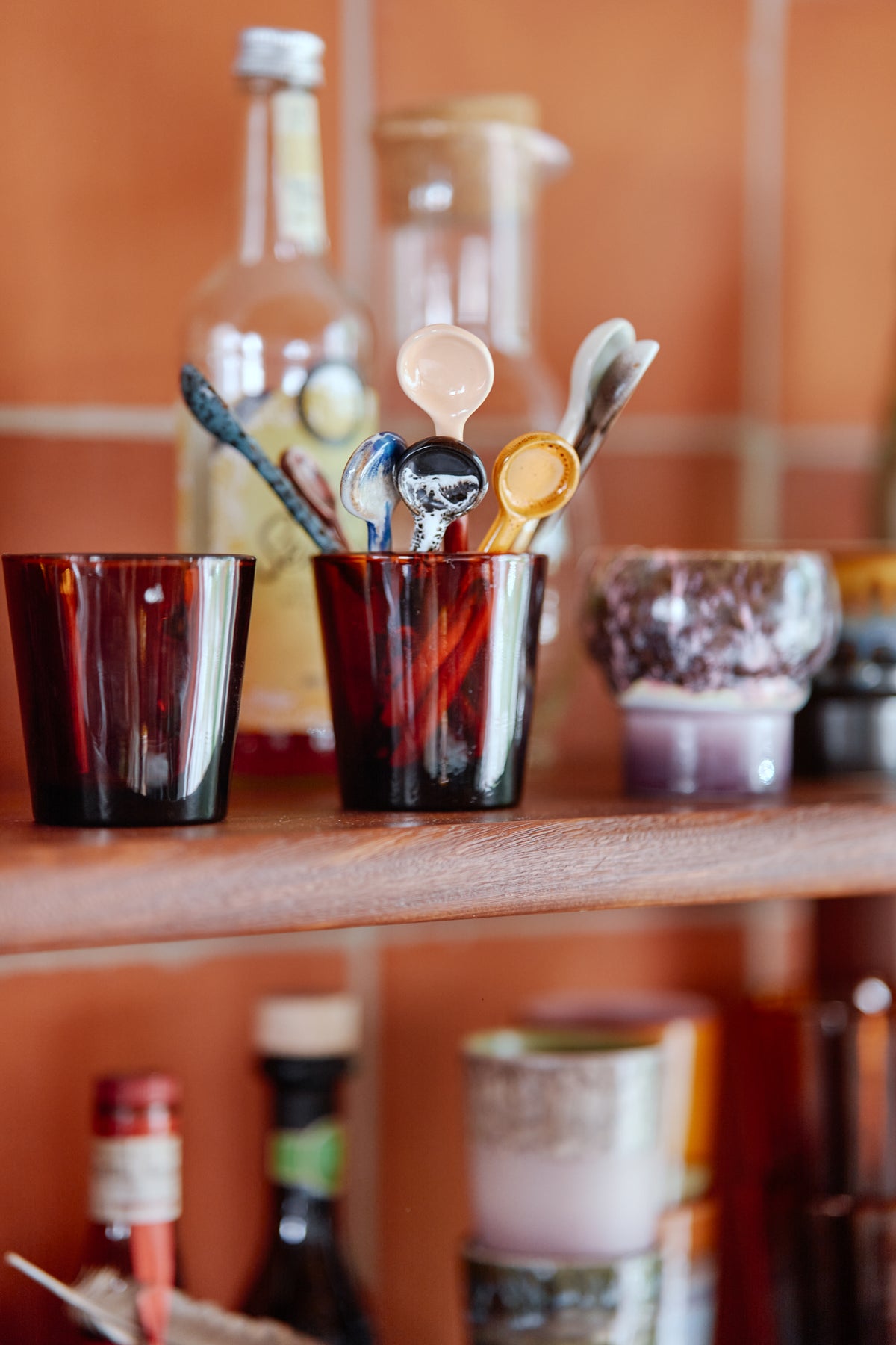 70s Ceramics – Spoons L, Breeze (set of 4) – HKLIVING – view 5