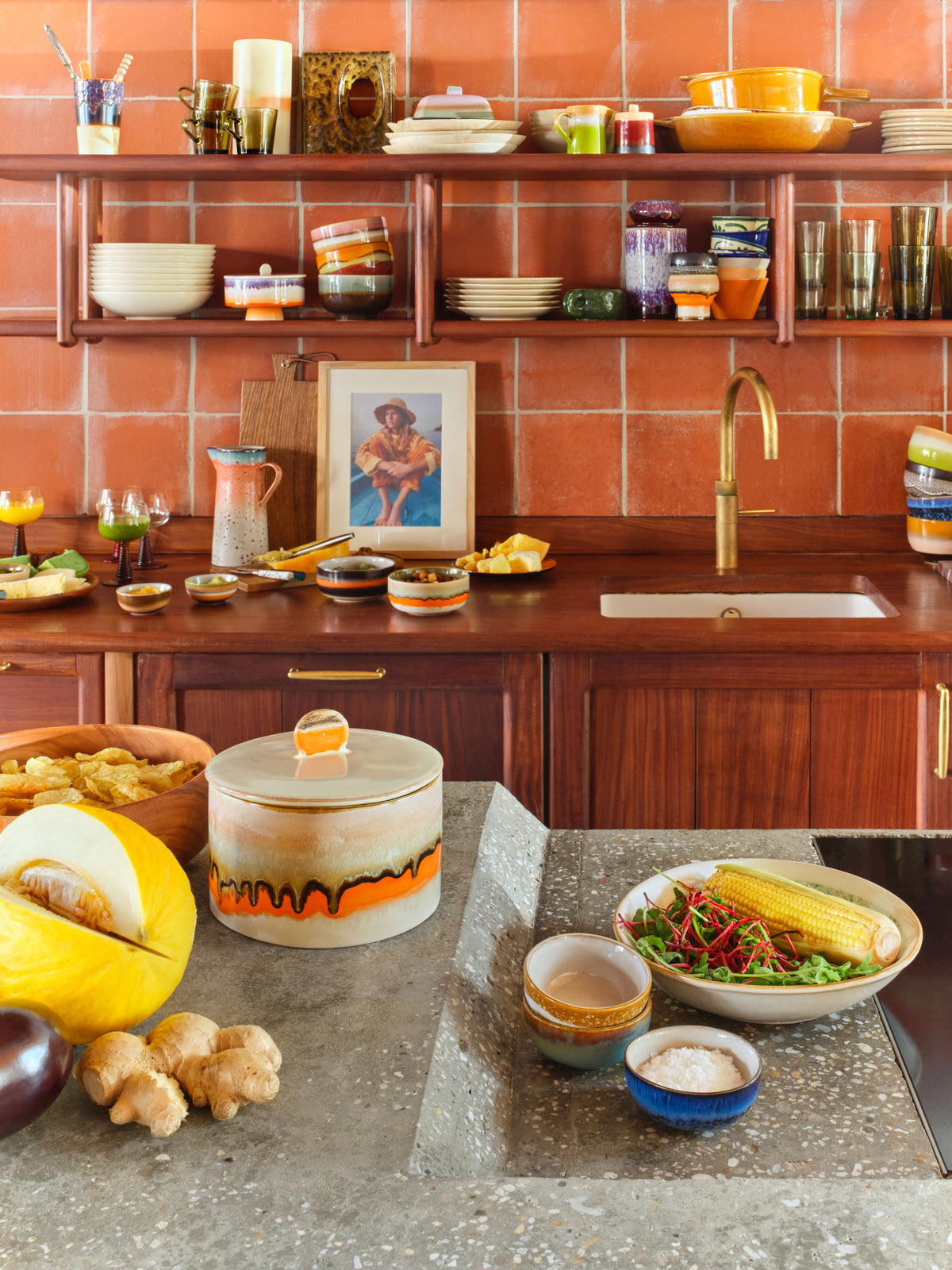 70s Ceramics – Keksdose, Burst – HKLIVING – Ansicht 7