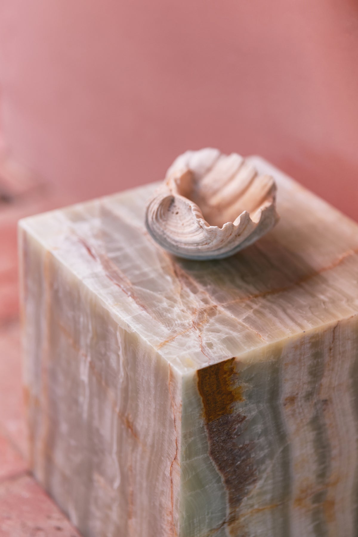 Onyx Marble Block Table – HKLIVING – view 5