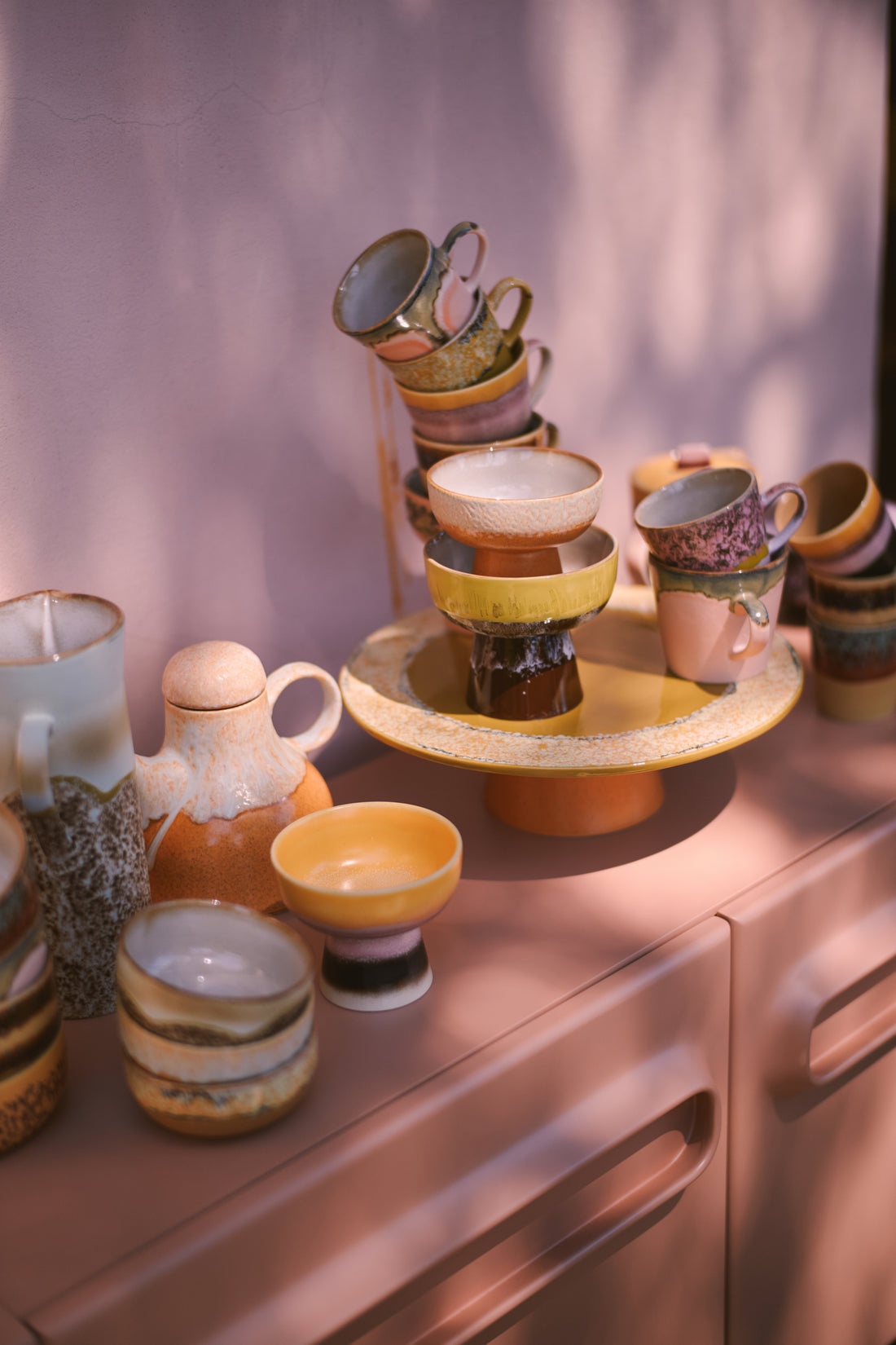 70s Ceramics – Plateau, Papaya