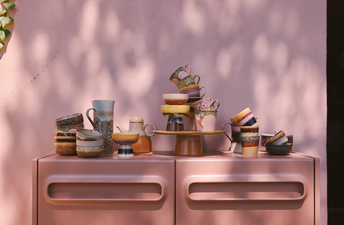 70s Ceramics – Coffee Mugs, Valley (set of 6) – HKLIVING – view 5