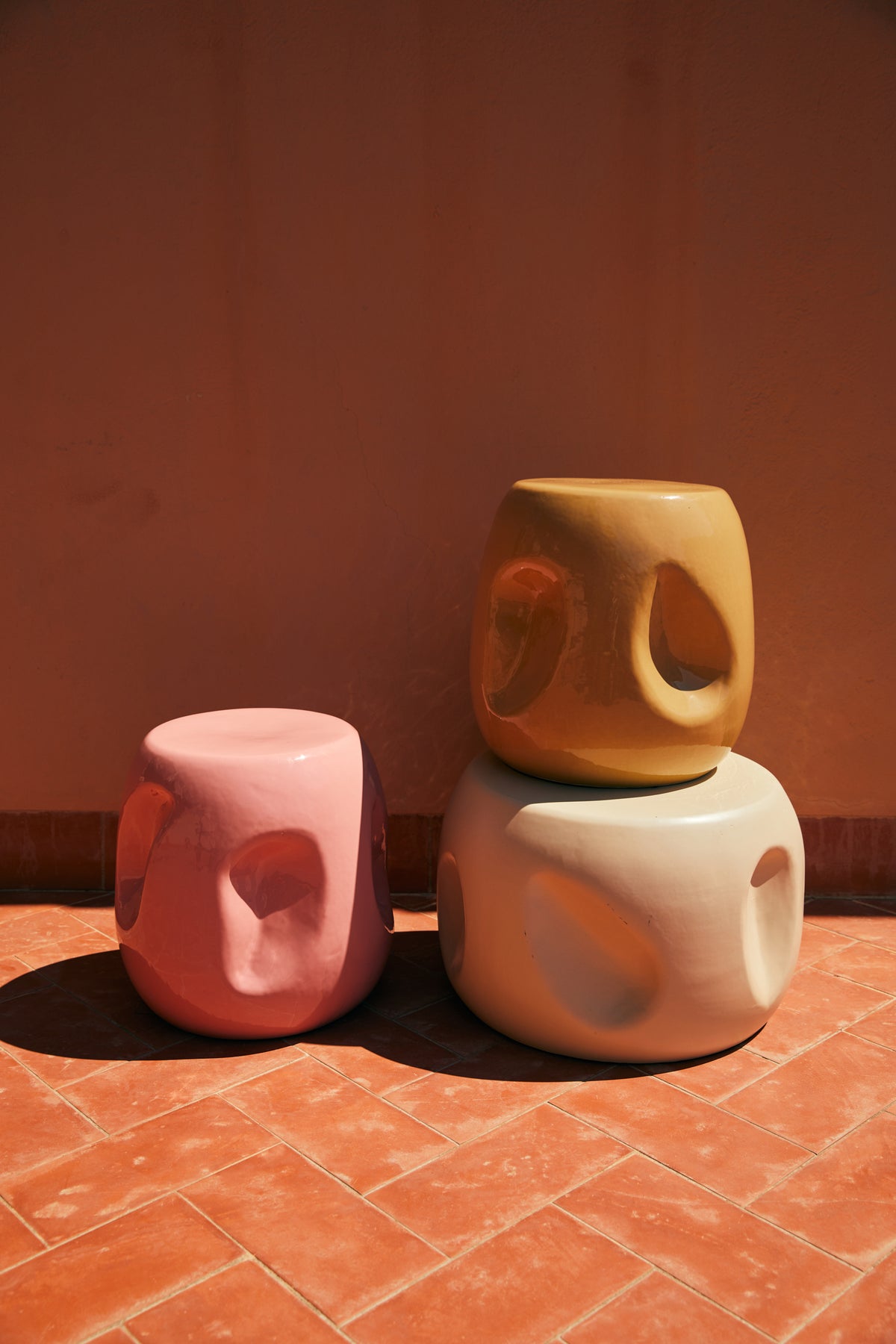 Currents Ceramic Side Table – HKLIVING – view 8