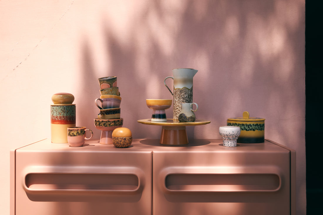 70s Ceramics – Tapas Bowl on Base L, Lush