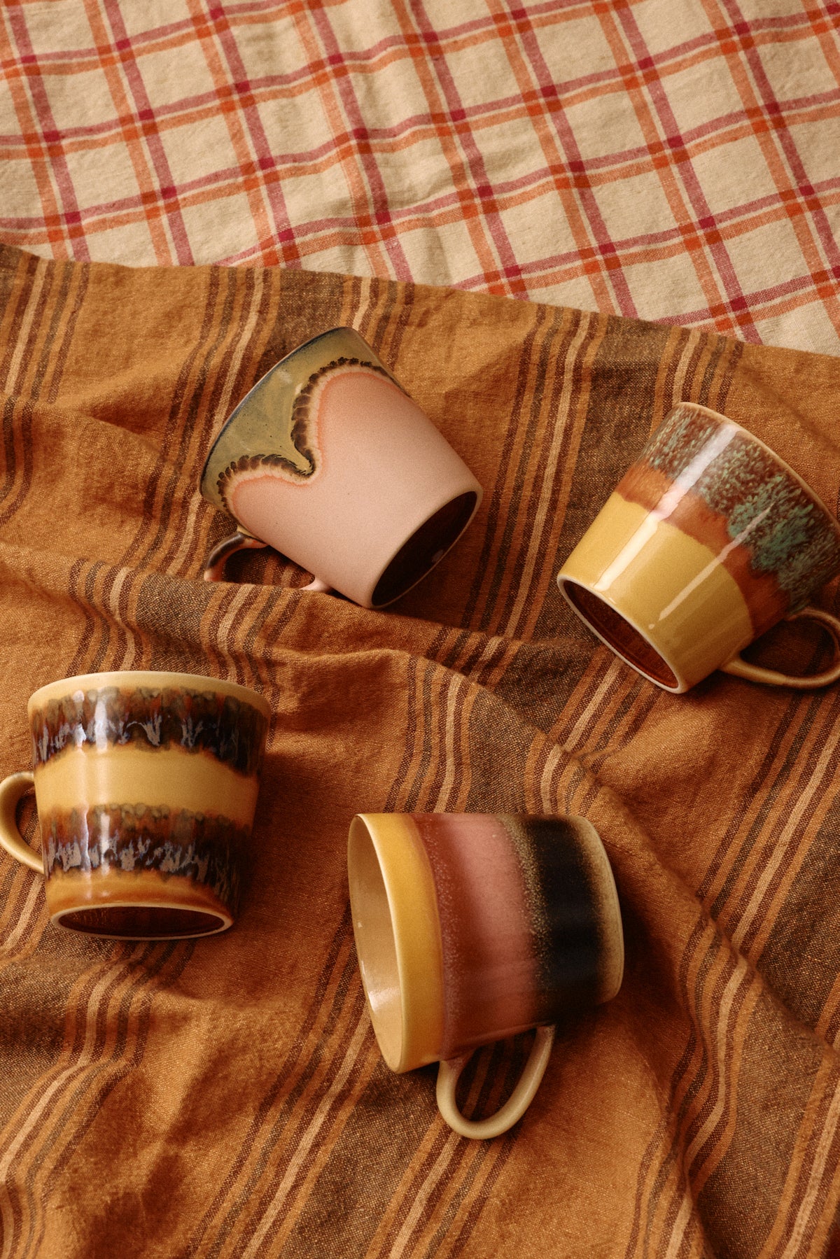 70s Ceramics – Cappuccino Mugs, Vista (set of 4) – HKLIVING – view 5