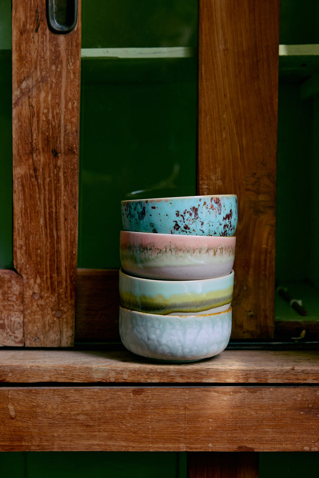 70s Ceramics – Dessertschalen, Impression (4er-Set)