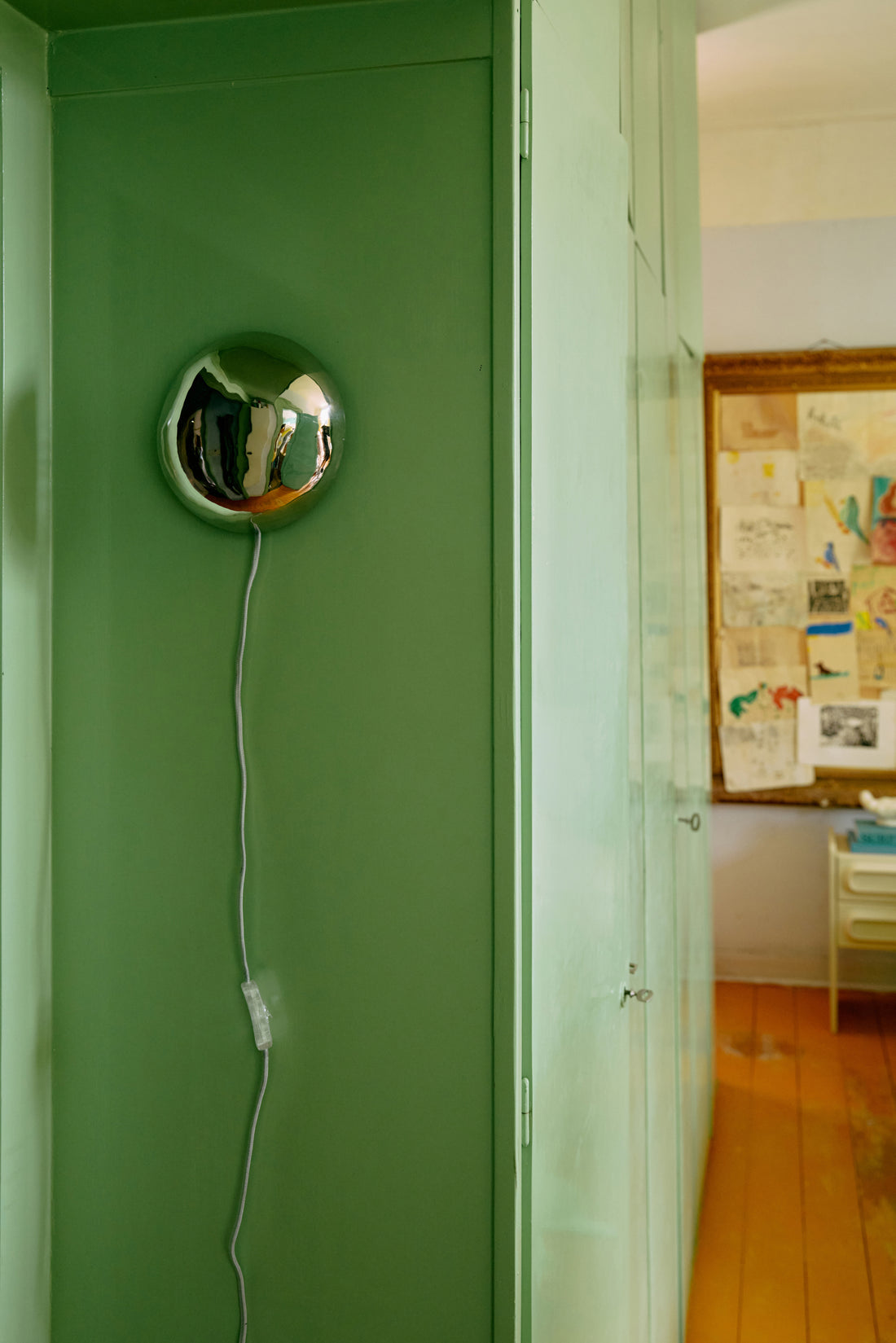 Orb Wall Lamp Chrome