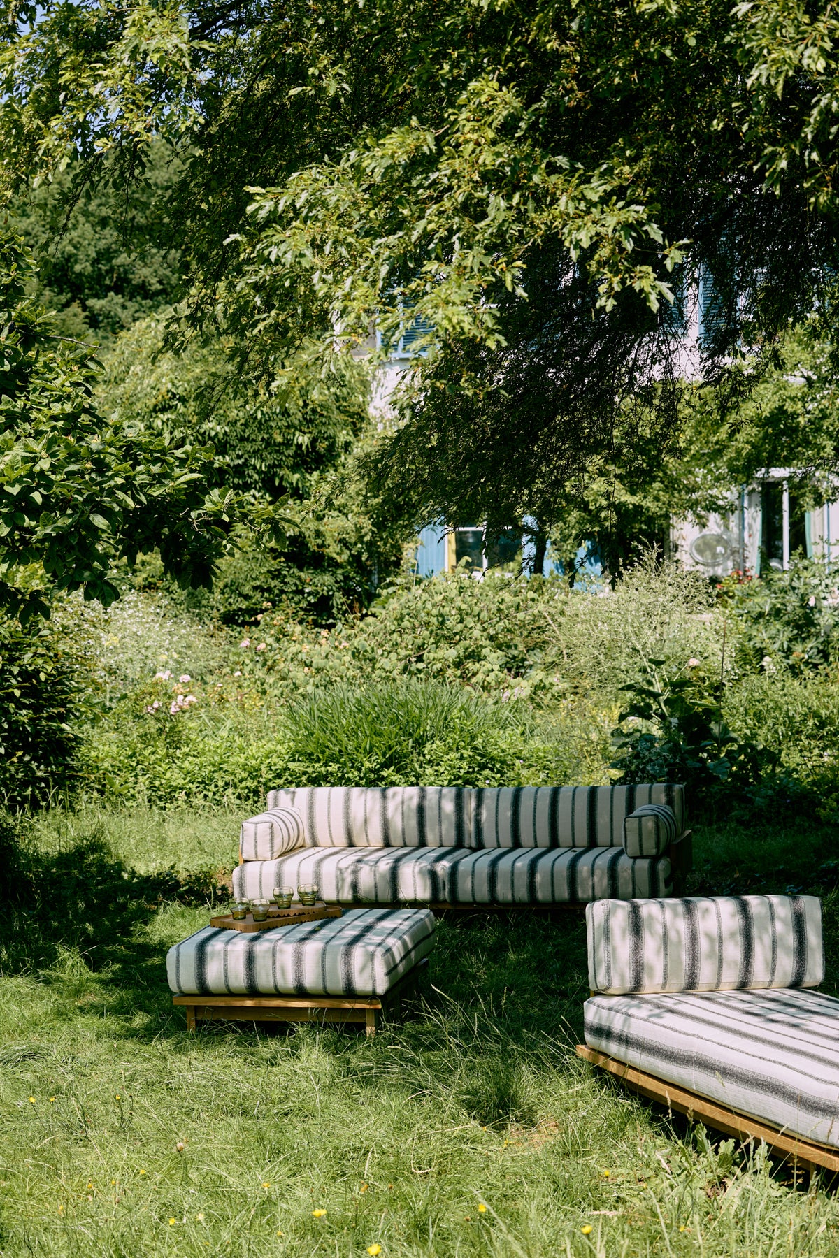 Outdoor Teak Hocker – HKLIVING – view 12