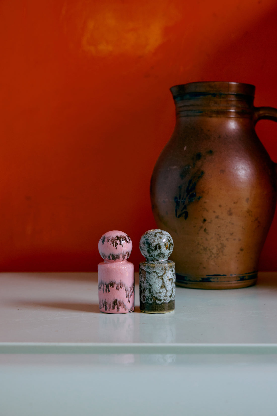 70s Ceramics – Salt & Pepper Jars, Baroque