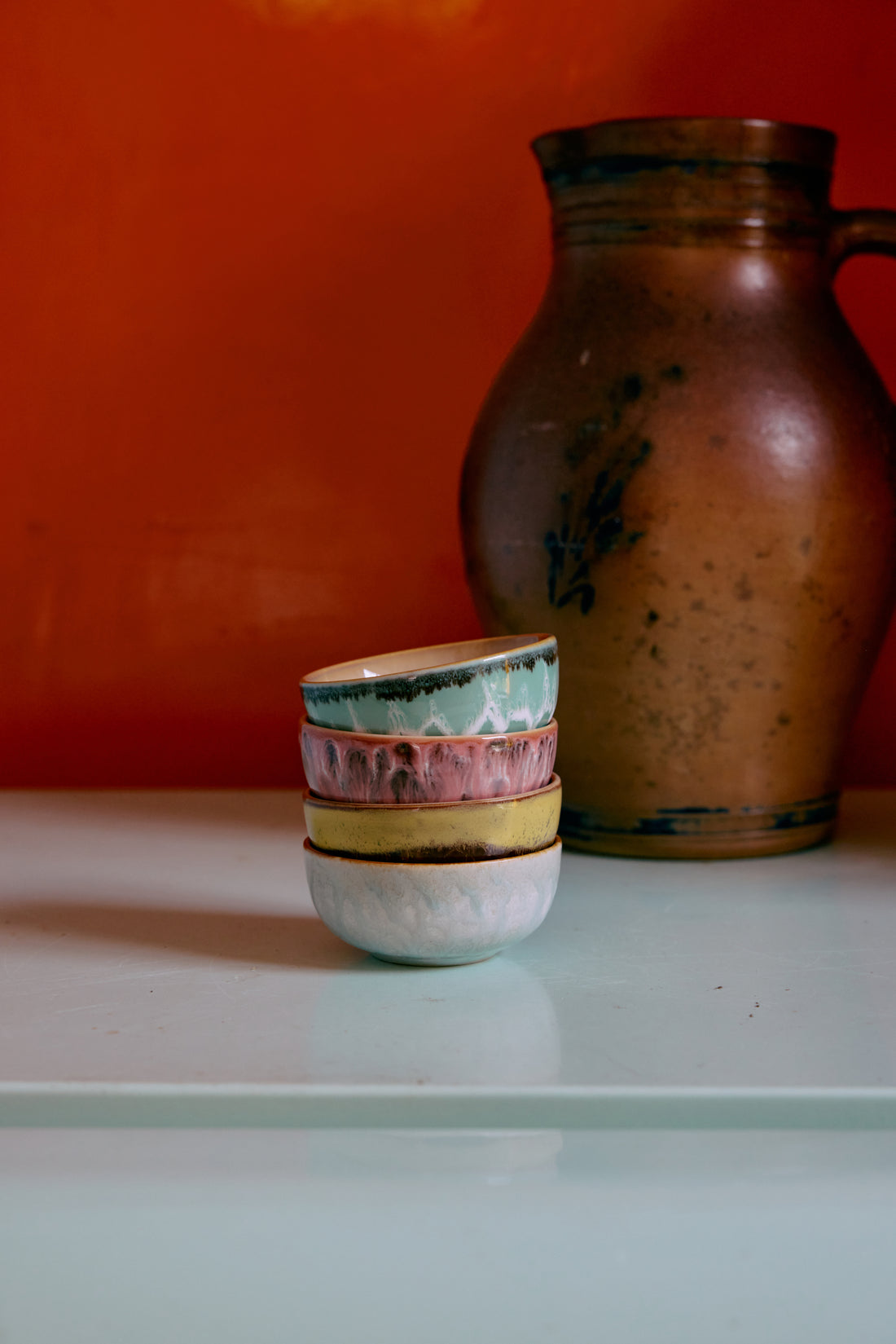 70s Ceramics – XS Bowls, Modernist (set of 4)