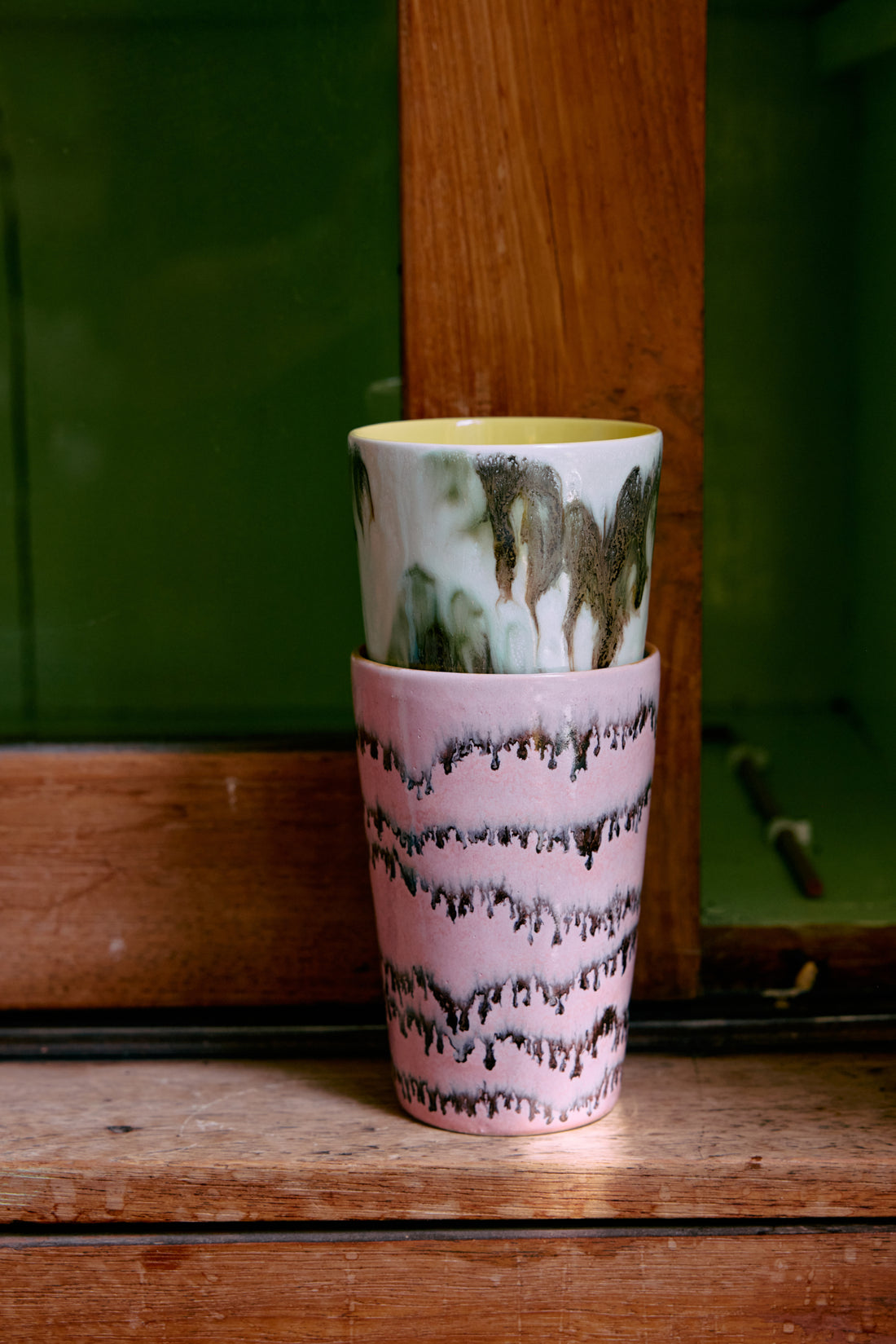 70s Ceramics – Tea Mugs, Baroque (set of 2)