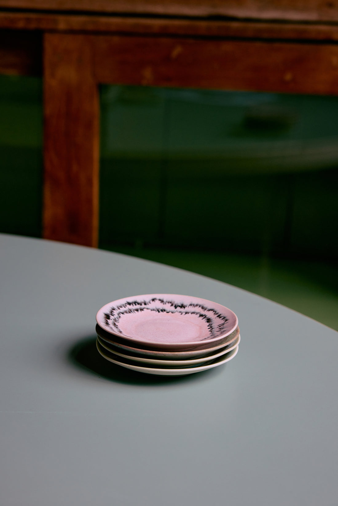 70s Ceramics – Saucers, Doodle (set of 4)