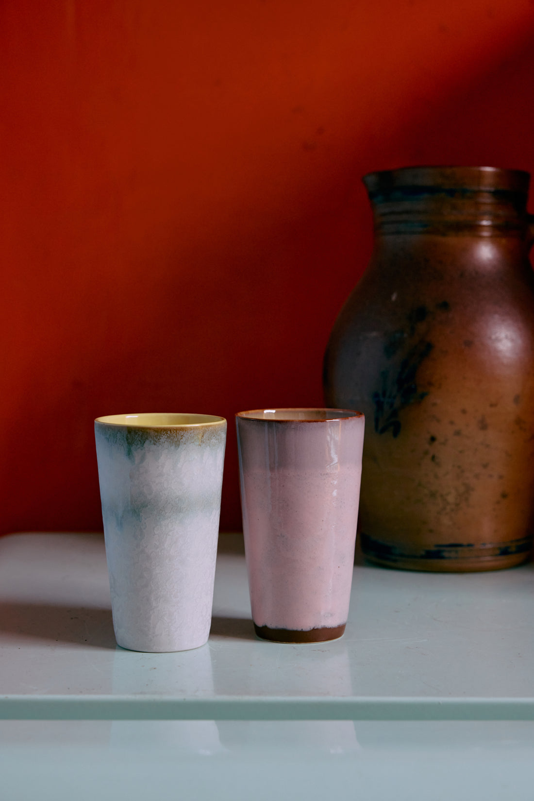 70s Ceramics – Latte Mugs, Fresco (set of 2)