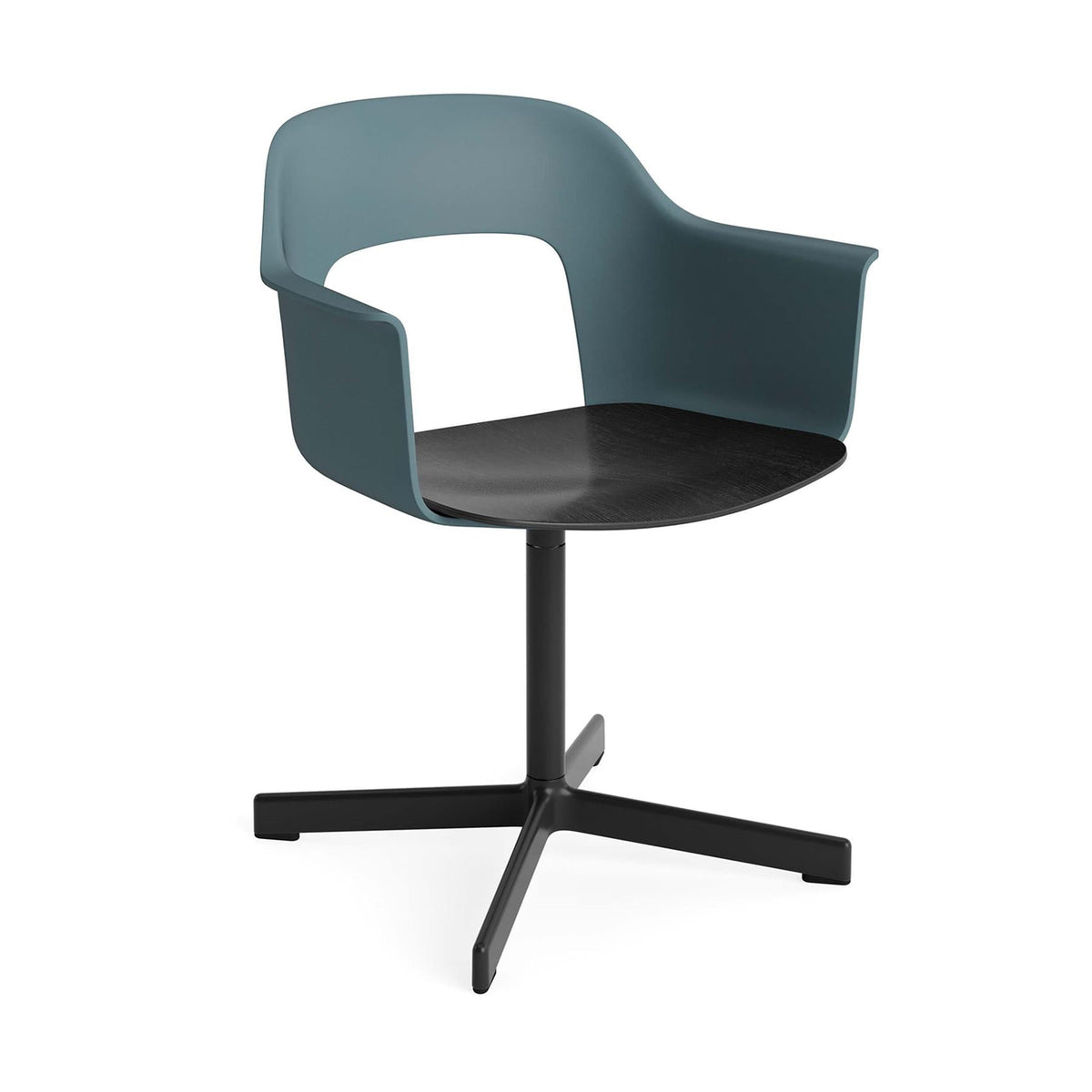 Layout Armchair 232 with 4 Star Swivel Base – HAY – view 28