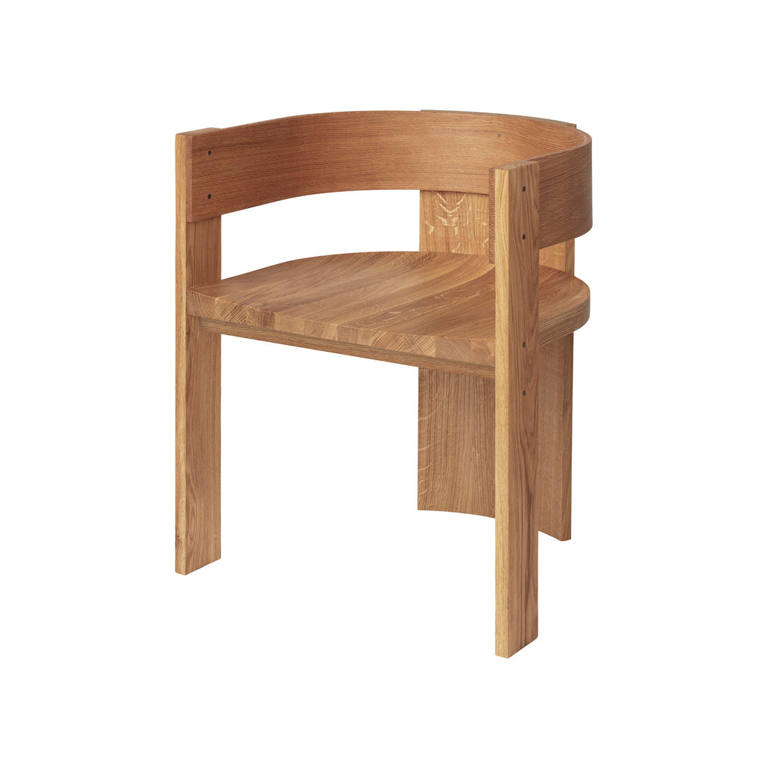 Collector Dining Chair – Warm Oak – Kristina Dam Studio – view 3