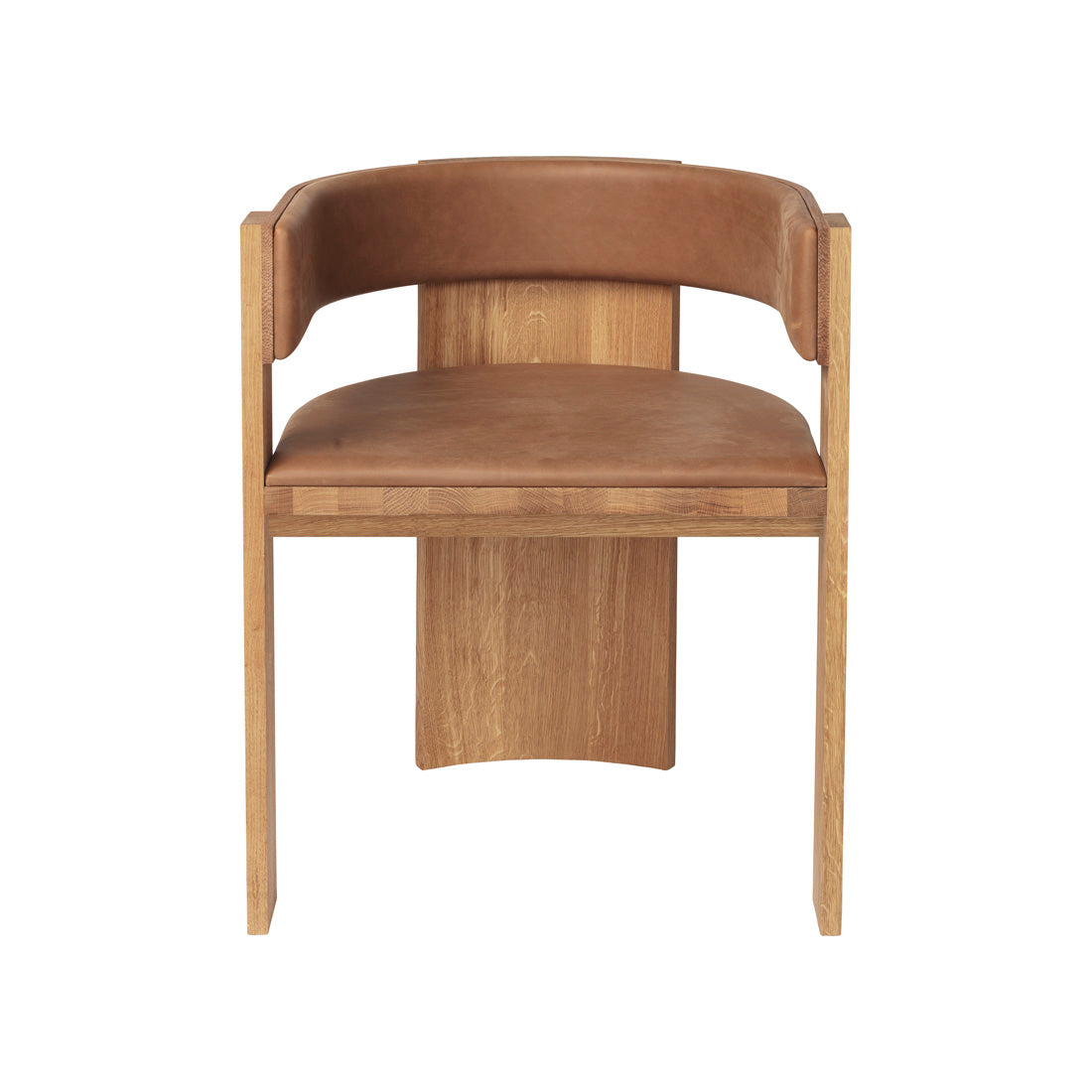 Collector Dining Chair – Warm Oak/Cognac – Kristina Dam Studio – view 3