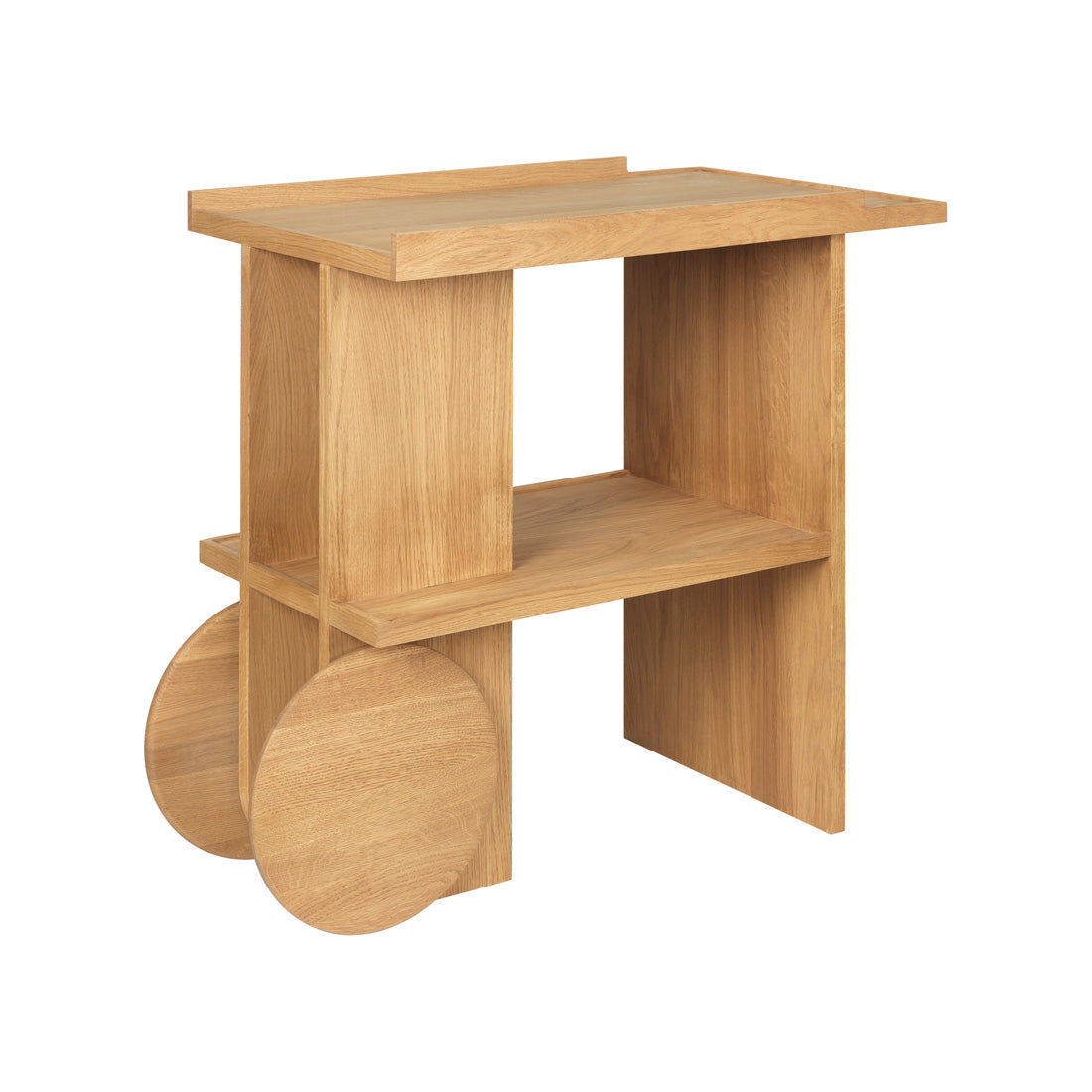Axis Side Table – Warm Oak – Kristina Dam Studio