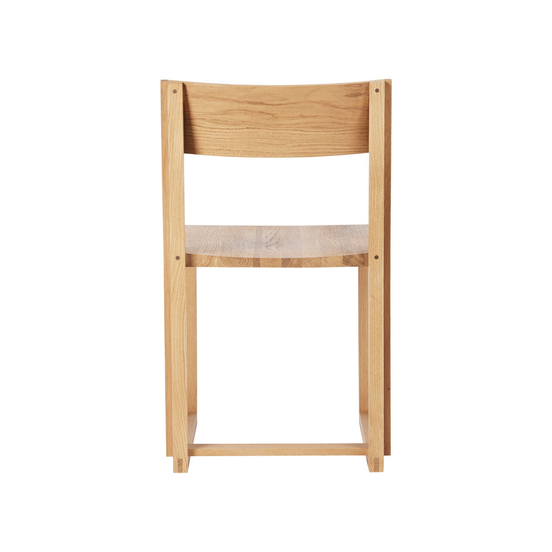 Outline Dining Chair – Warm Oak – Kristina Dam Studio – view 3