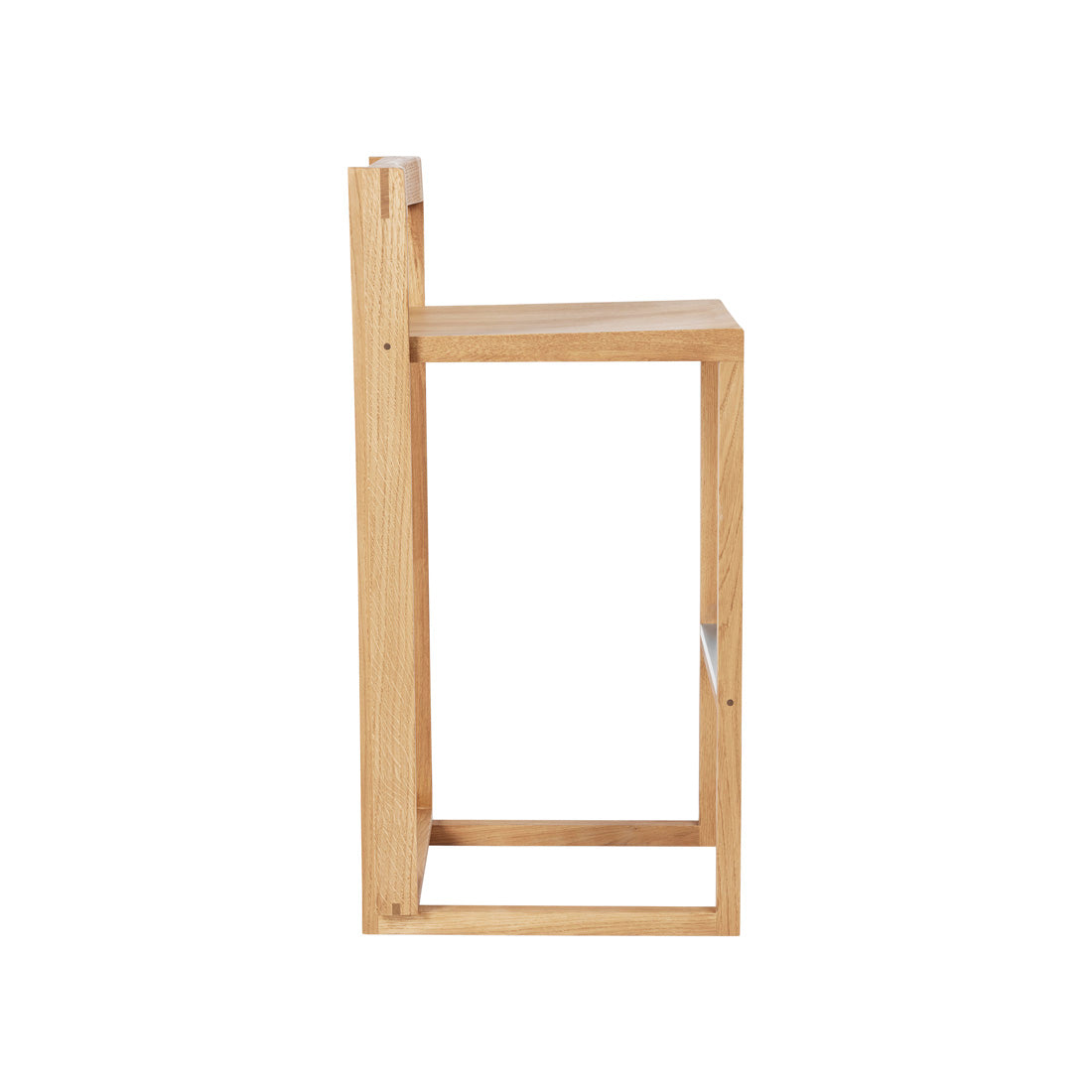 Outline Bar Chair – Warm Oak/Brushed – Kristina Dam Studio – view 7
