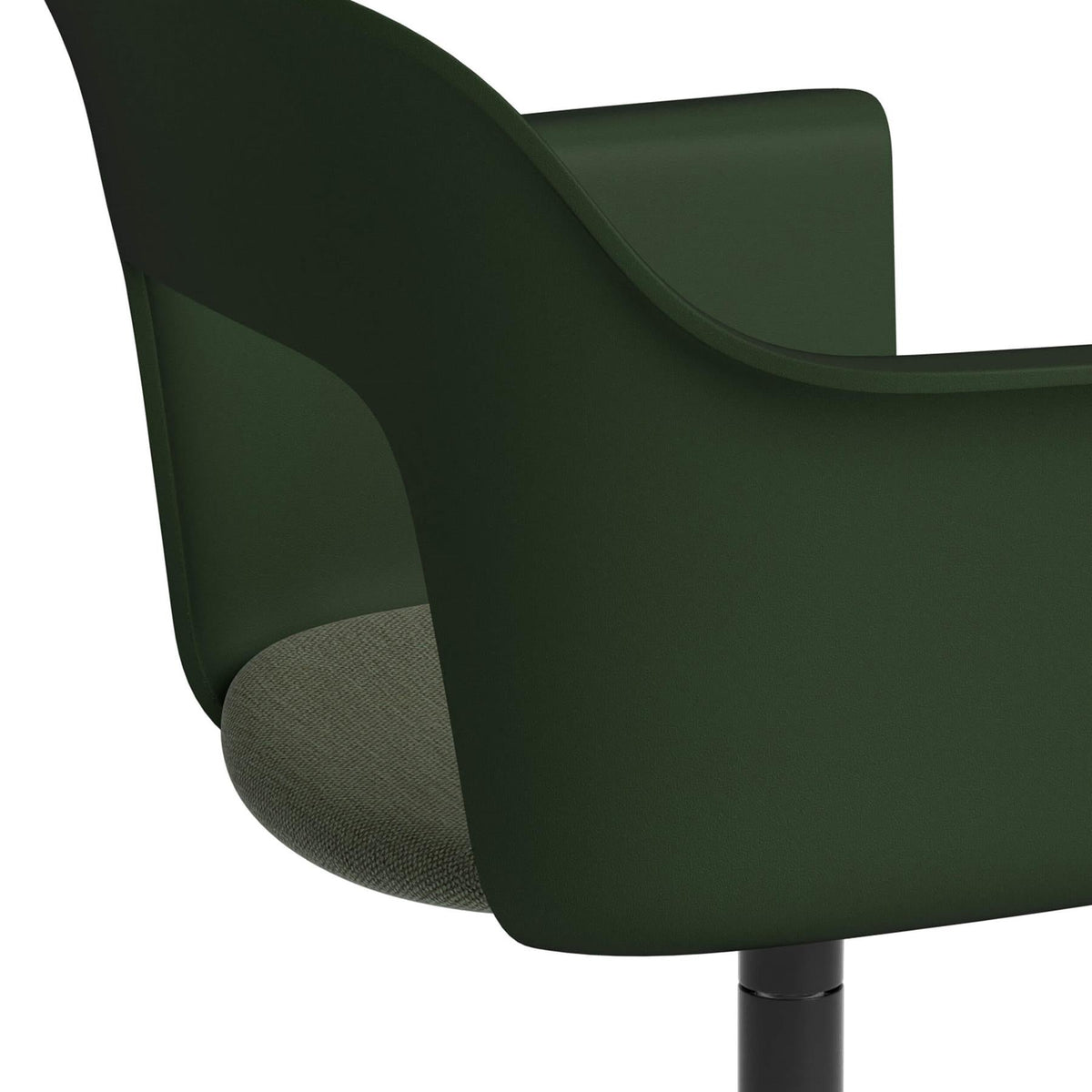 Layout Armchair 233 with 4 Star Swivel Base – HAY – view 4