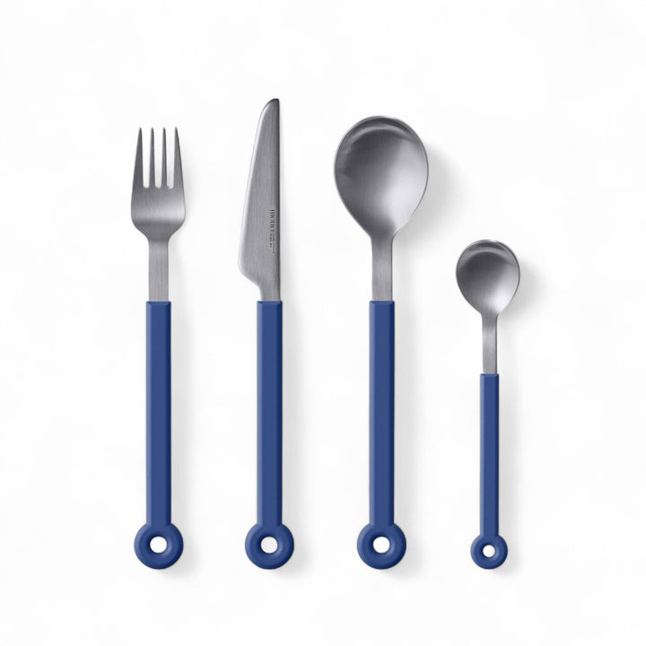 Mono Ring 4-Piece Cutlery Set – Blue