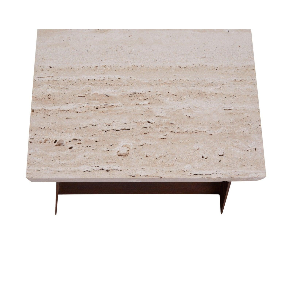 64 Plinth - Corten Steel / Travertine - Decor - Frama – view 5
