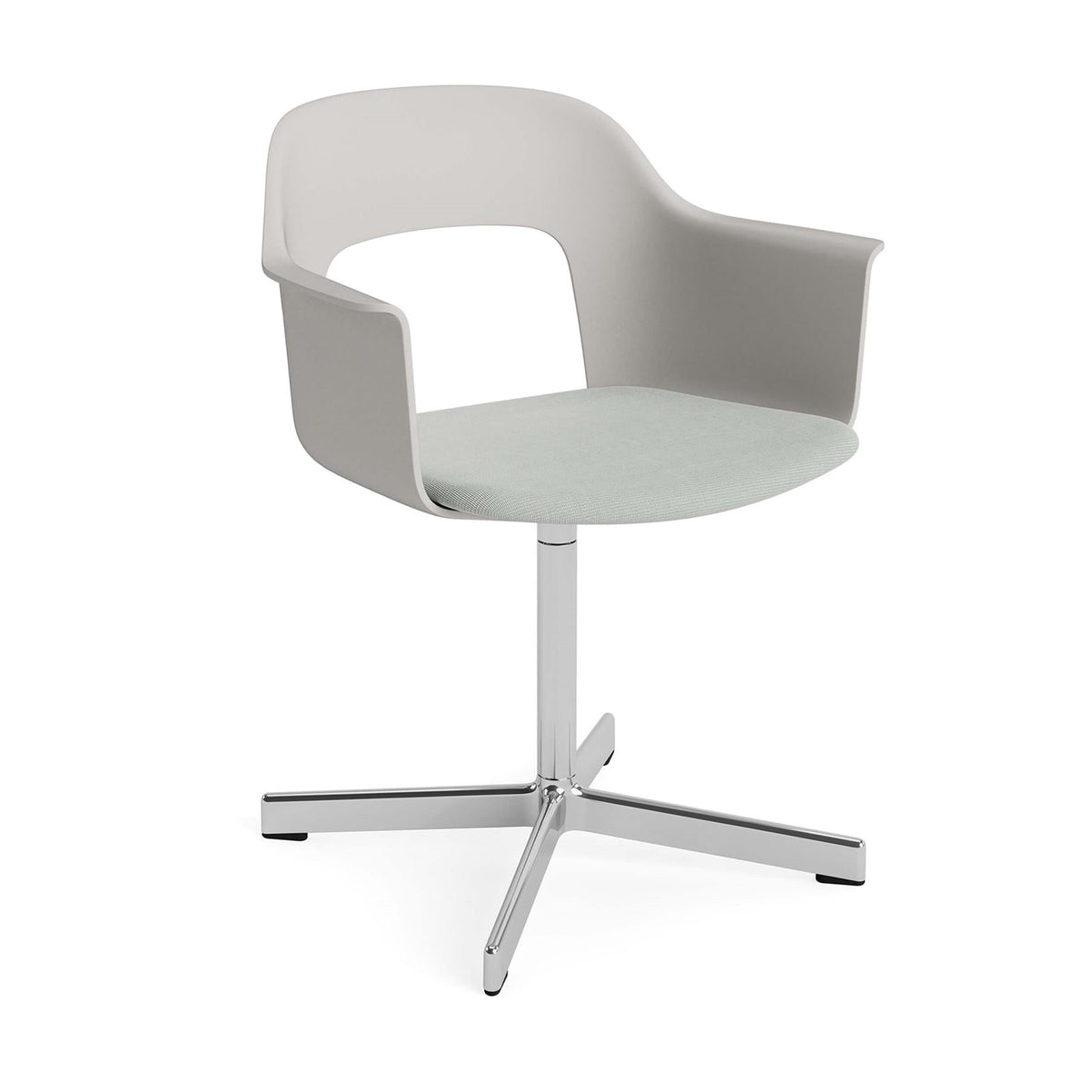 Layout Armchair 233 with 4 Star Swivel Base – HAY – view 17