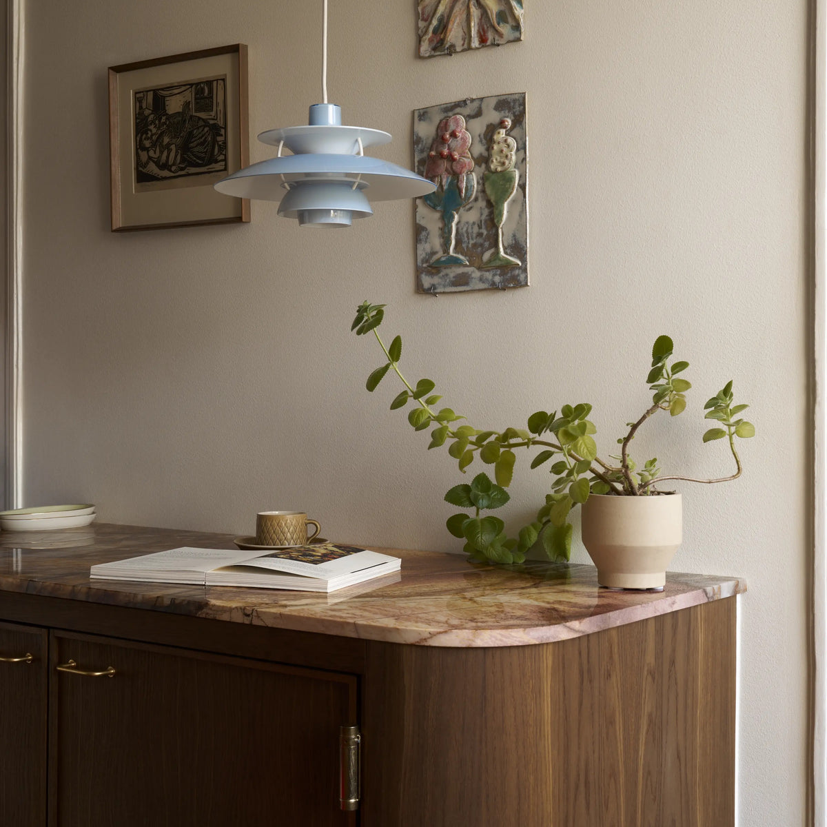 PH 5 Ø320 Opal Pendant Lamp – Louis Poulsen – view 19