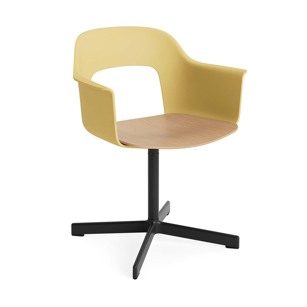 Layout Armchair 232 with 4 Star Swivel Base – HAY – view 37