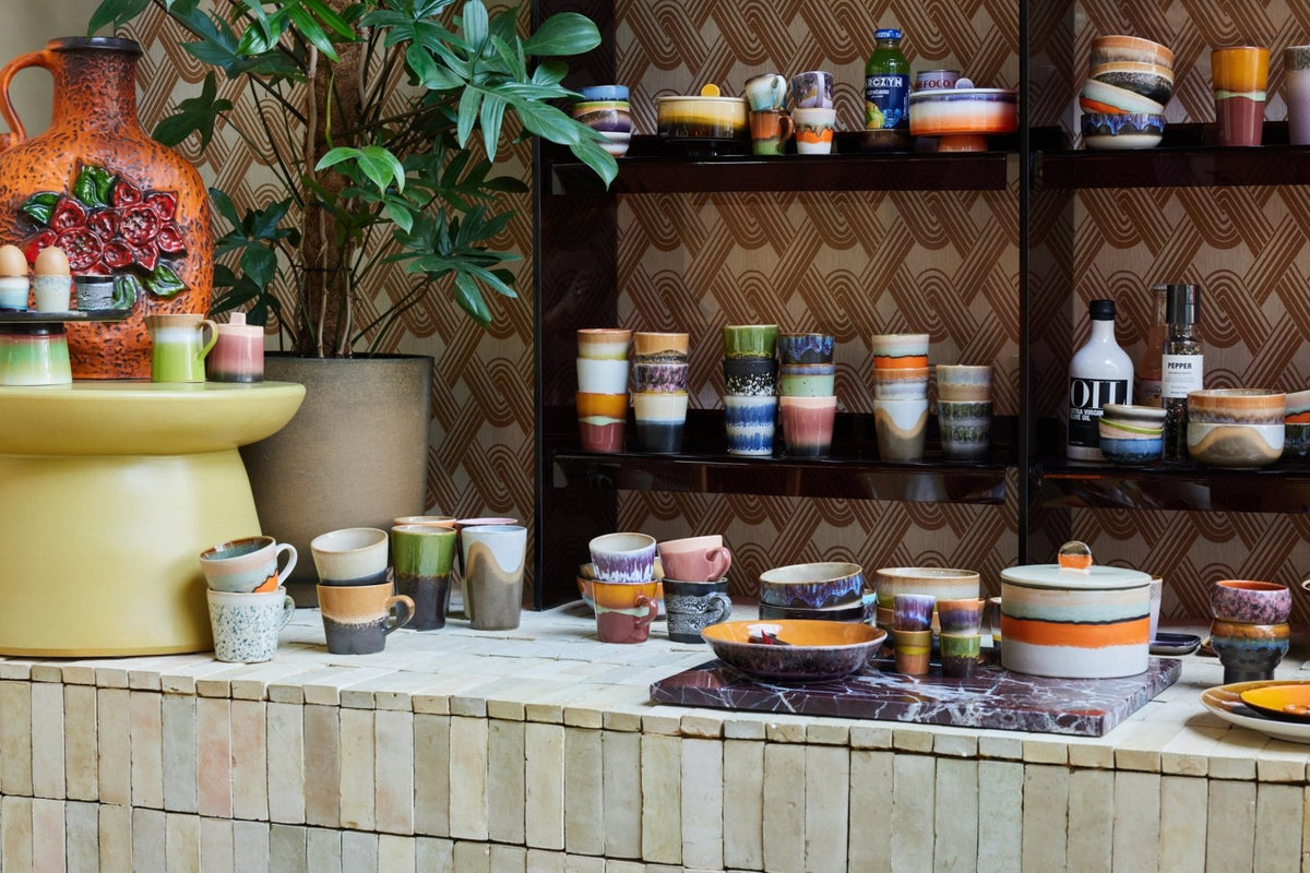 70s Ceramics - Cappuccino Mug, Burst Ceramics by HKLIVING – view 3