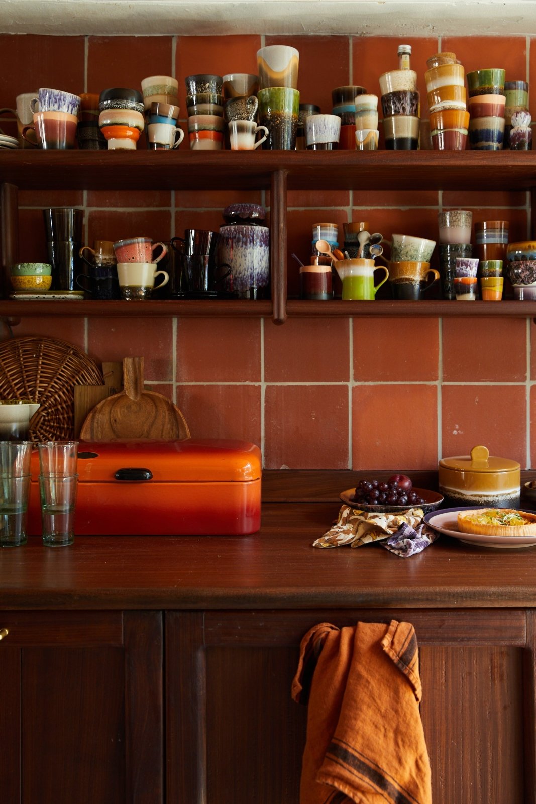 70s Ceramics - Cappuccino Mug, Fire - Tableware - HKLIVING