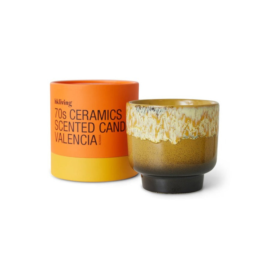 70s Ceramics - Scented Candle, Valencia - Kerzen - HKLIVING