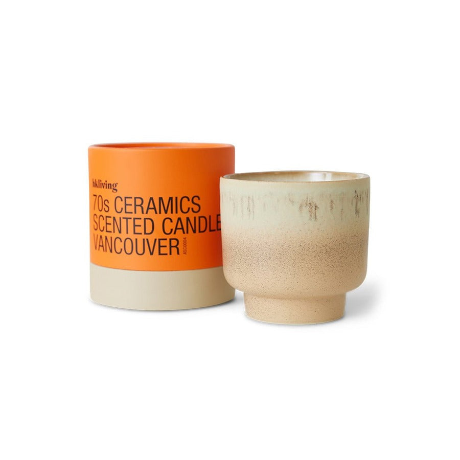 70s Ceramics - Scented Candle, Vancouver - Kerzen - HKLIVING
