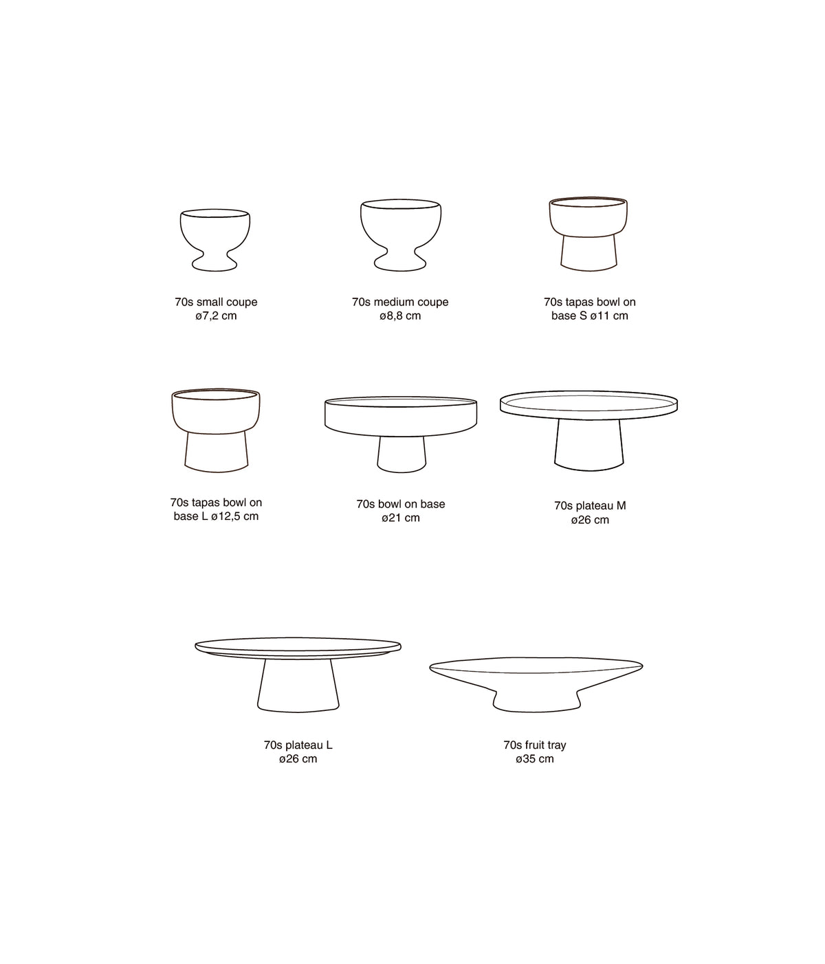 70s Ceramics – Plateau M, Smudge – HKLIVING – Ansicht 6