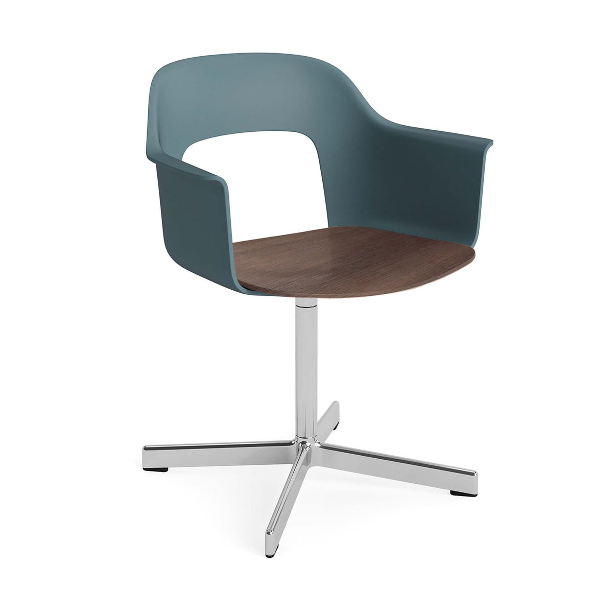 Layout Armchair 232 with 4 Star Swivel Base – HAY – view 54