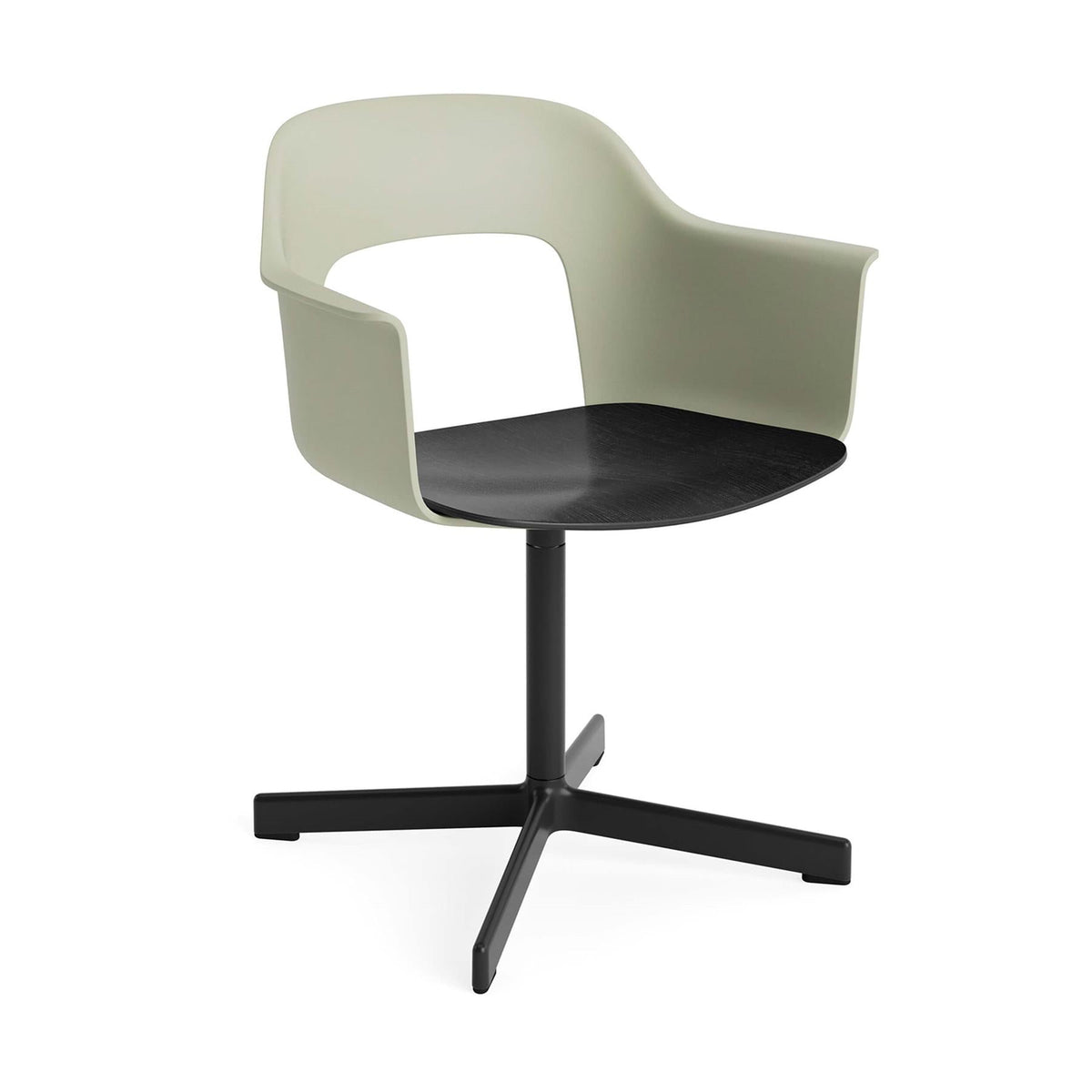 Layout Armchair 232 with 4 Star Swivel Base – HAY – view 10