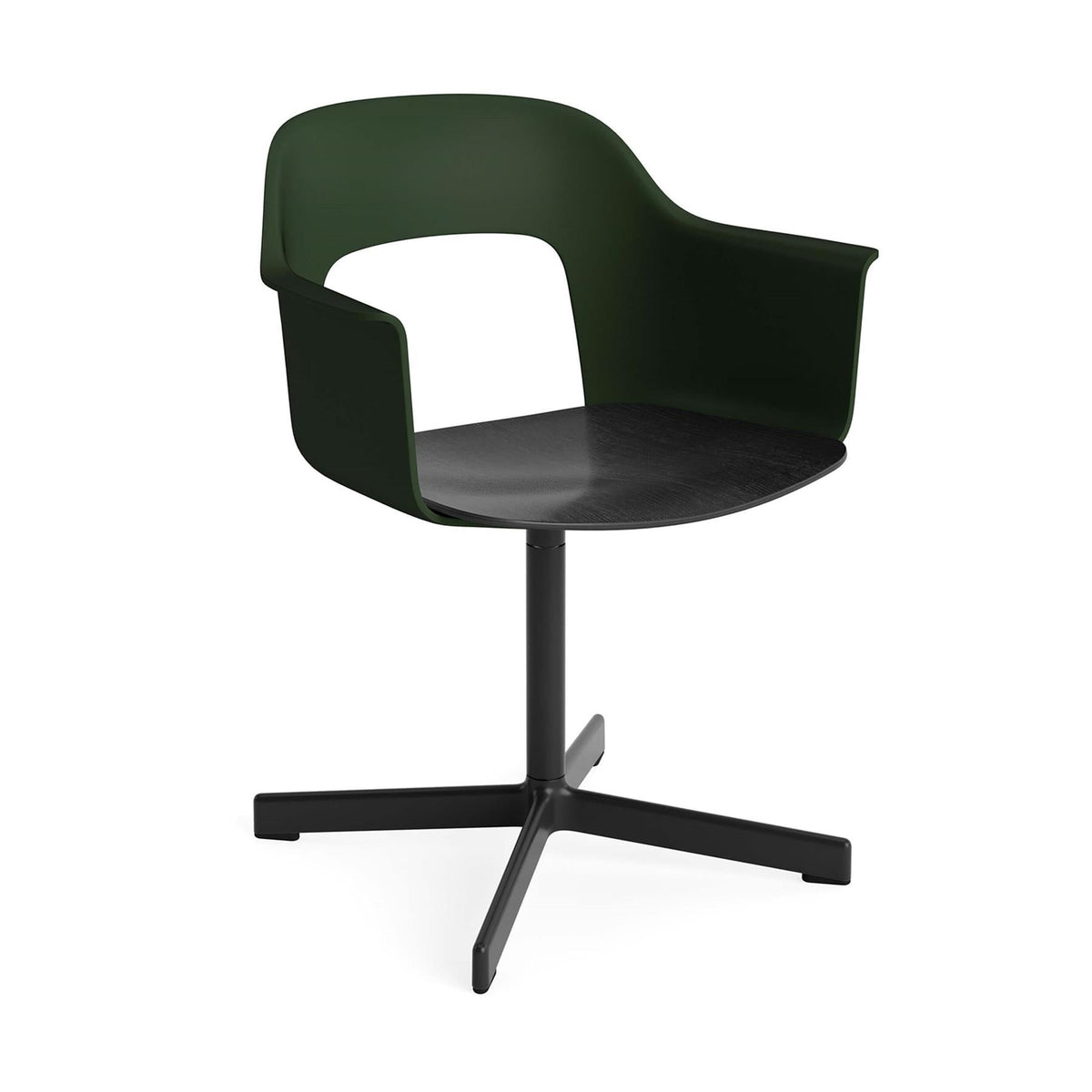 Layout Armchair 232 with 4 Star Swivel Base – HAY – view 69