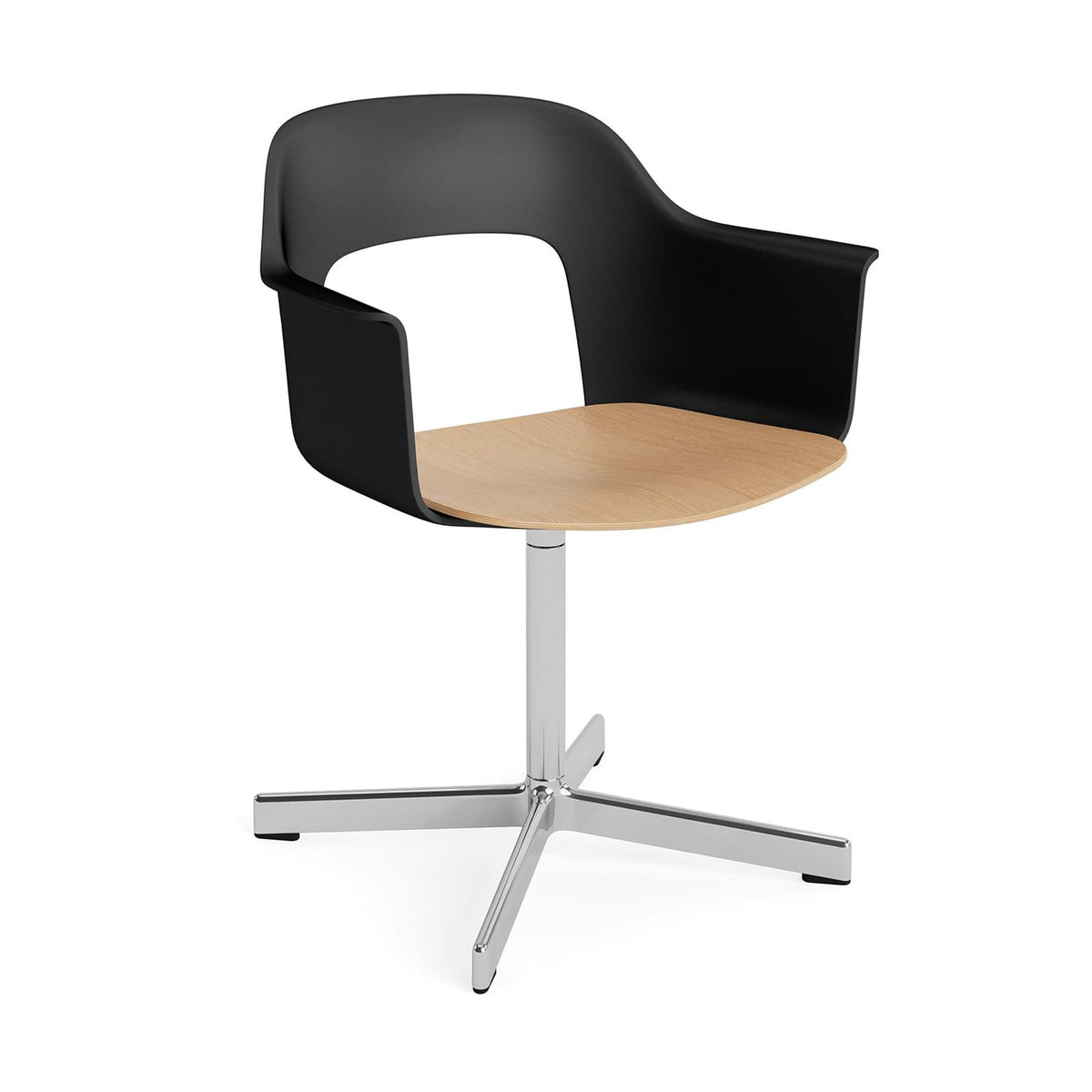 Layout Armchair 232 with 4 Star Swivel Base – HAY – view 24