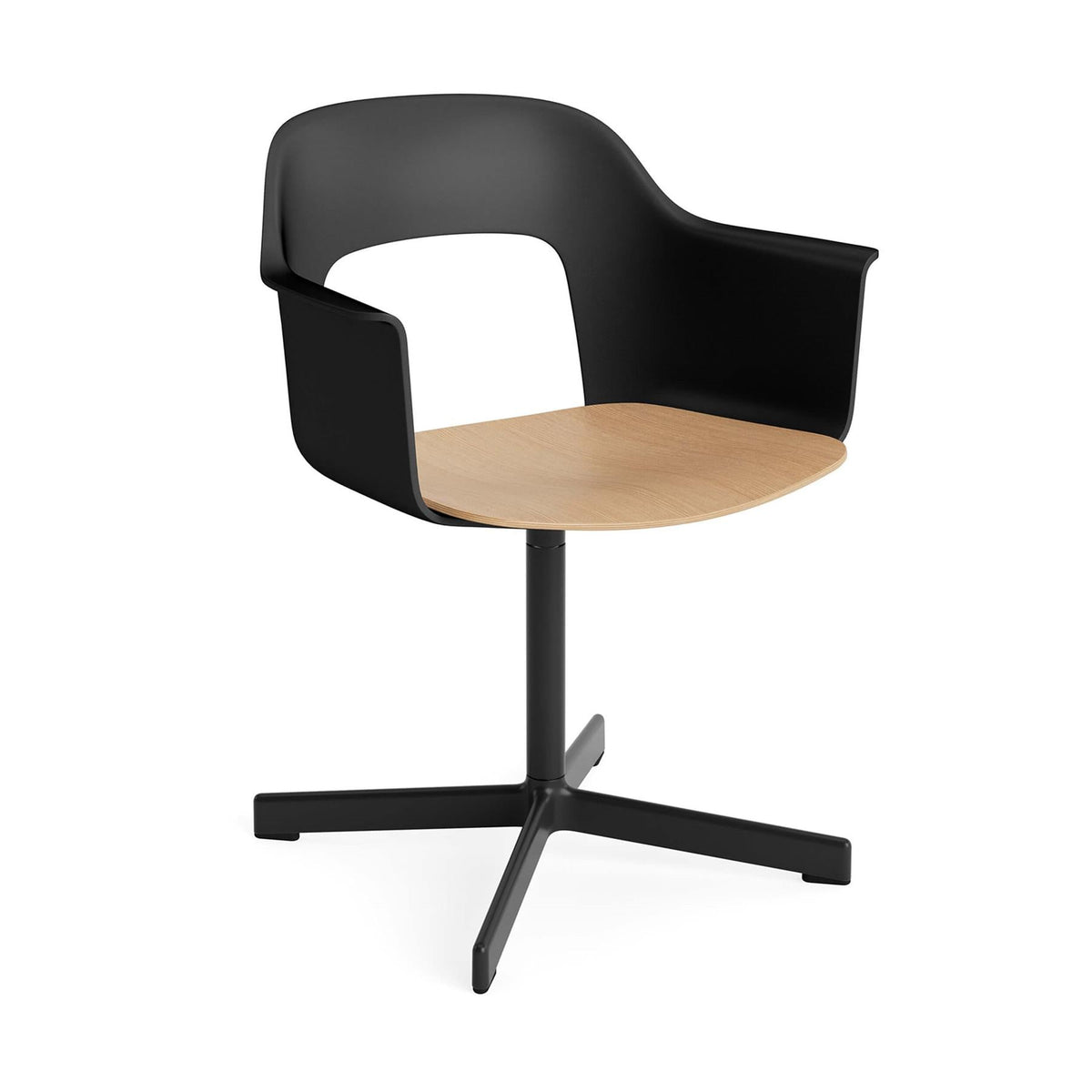 Layout Armchair 232 with 4 Star Swivel Base – HAY – view 40