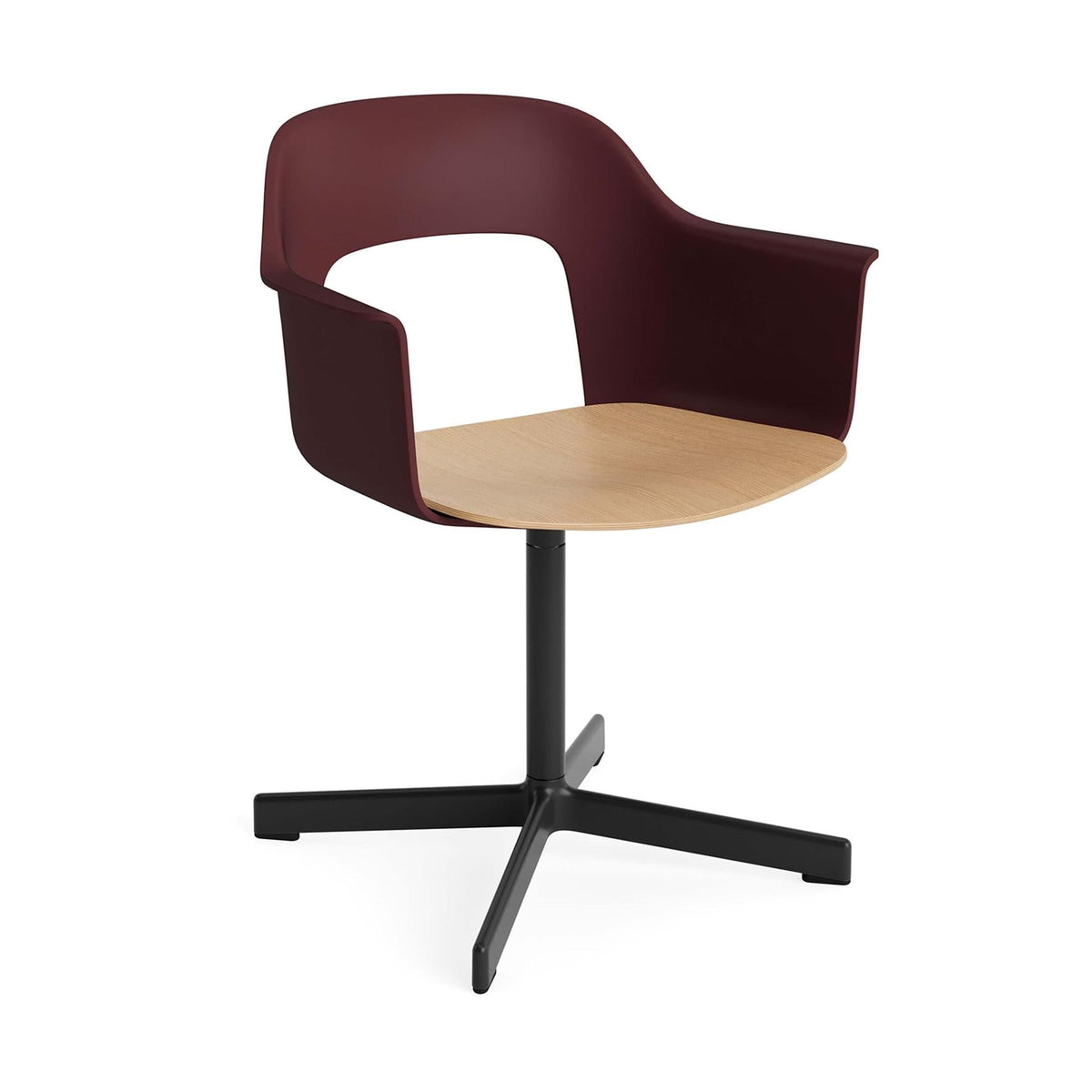 Layout Armchair 232 with 4 Star Swivel Base – HAY