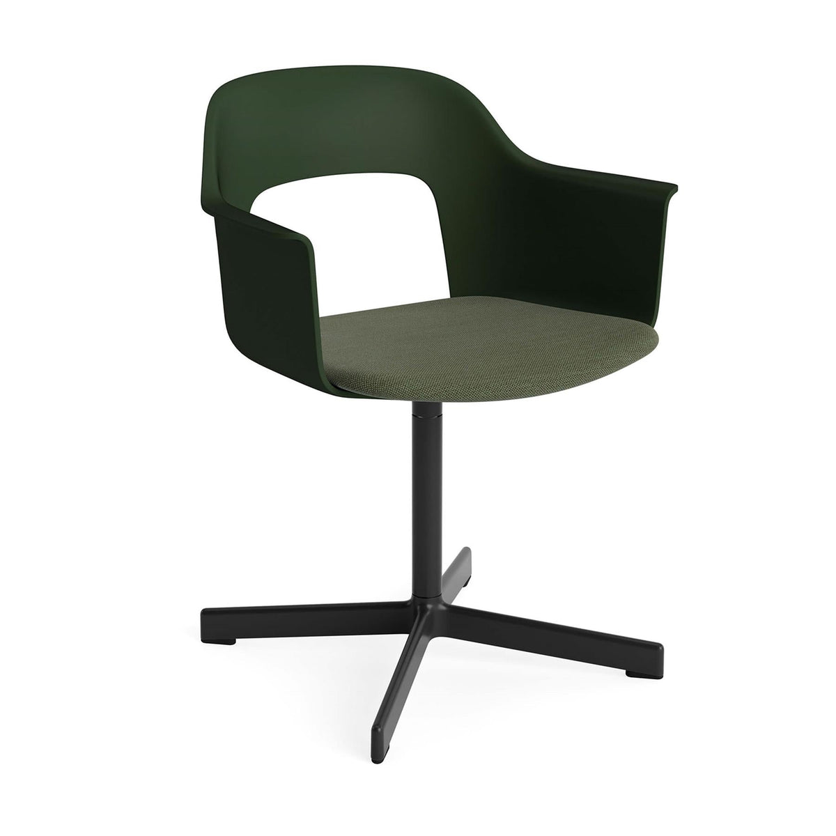 Layout Armchair 233 with 4 Star Swivel Base – HAY – view 15
