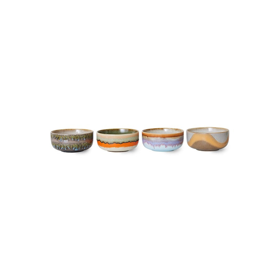 70s Ceramics – Dessert Bowls, Reef (set of 4) – HKLIVING – view 3