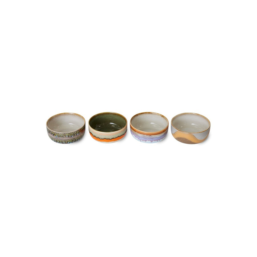 70s Ceramics – Dessert Bowls, Reef (set of 4) – HKLIVING – view 4
