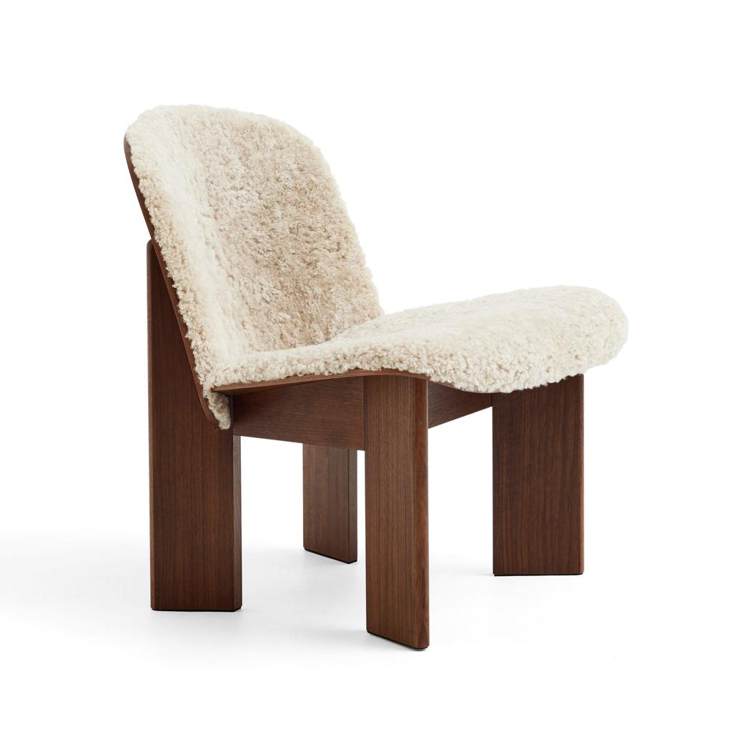 Chisel Lounge Chair with Front Upholstery – HAY