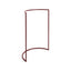C-Shape, Maroon red / H150 x W112 x L54.3 cm