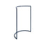 C-Shape, Steel blue / H150 x W112 x L54.3 cm