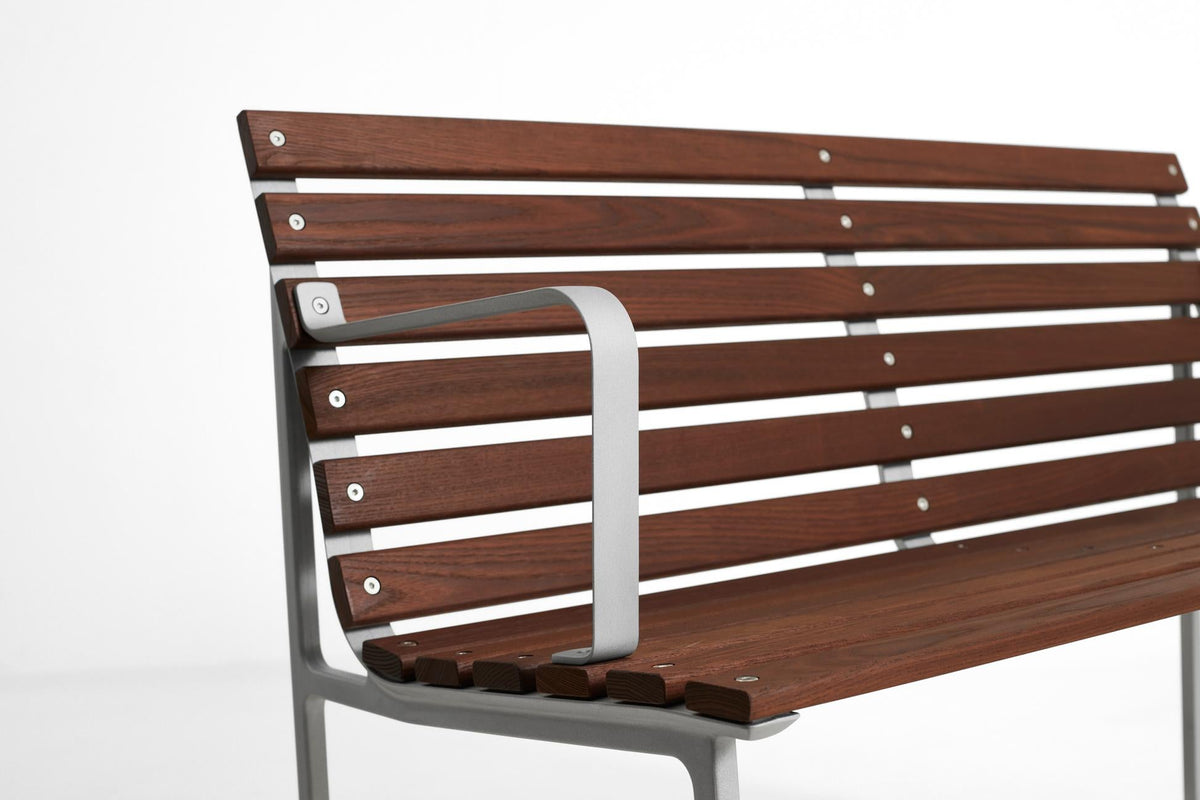 Traverse Dining Bench with Arm – HAY – view 6