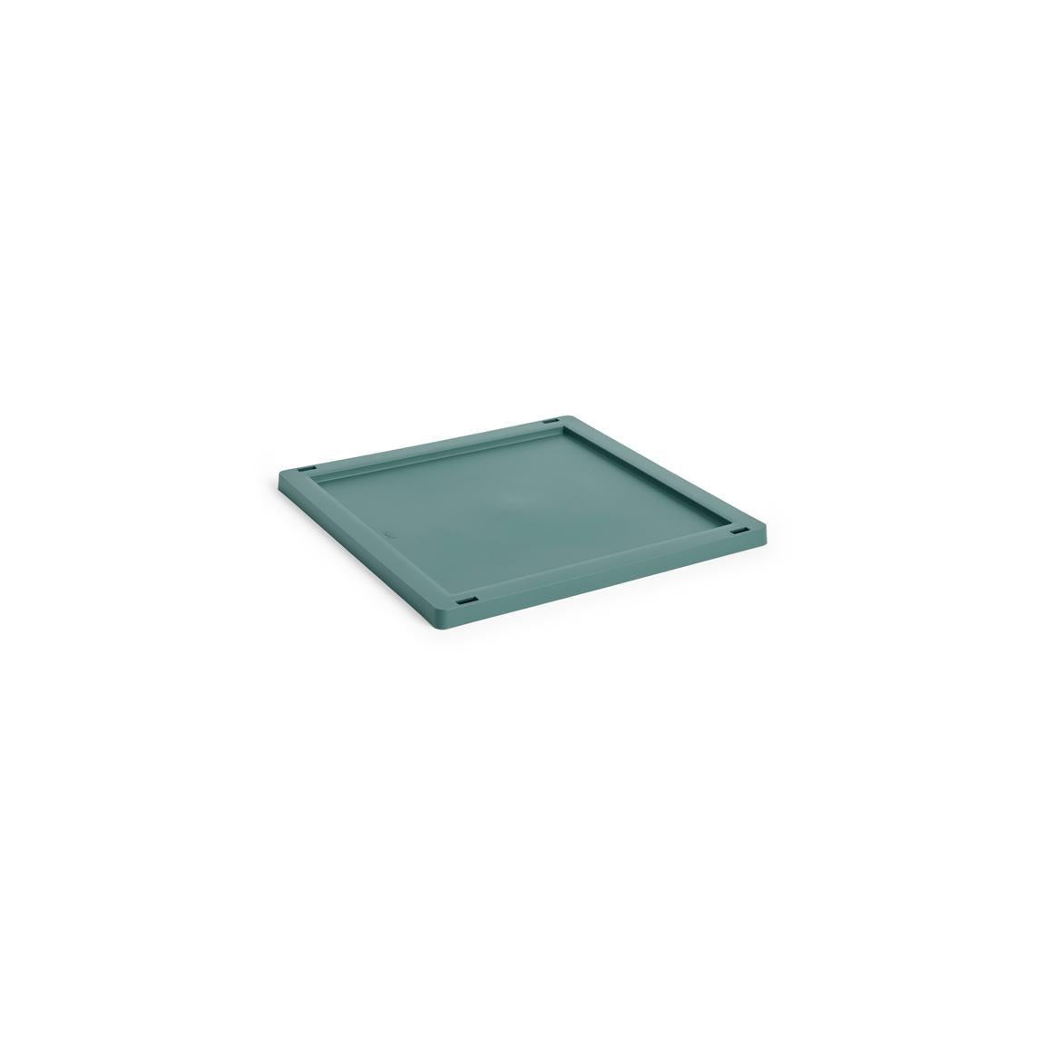 Colour Crate Lid Plastic - Medium Square/Cube – HAY – view 10