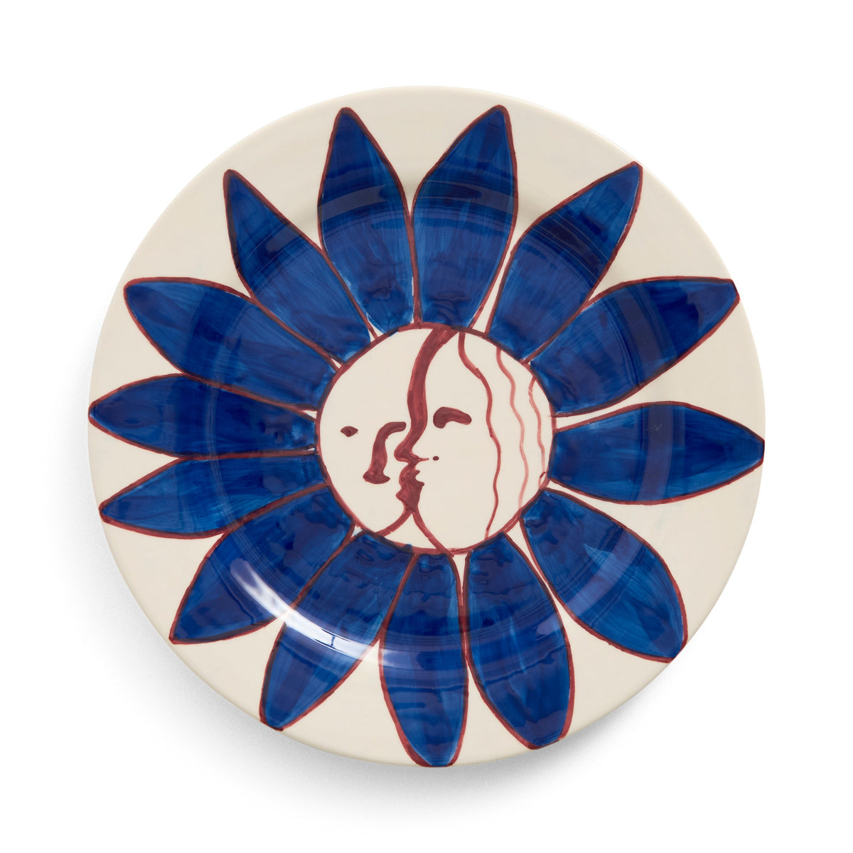 La Pittura Plate Ø28,5cm - Deep Blue Flower – HAY